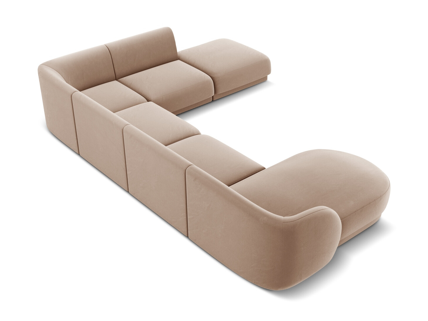 Modularna kutna garnitura Tivlomi 107 (Bluvel 40)