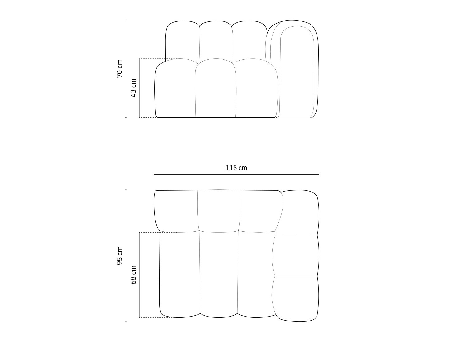 Modularne sjedeće garniture Cirleve 110 (Venus 2932)