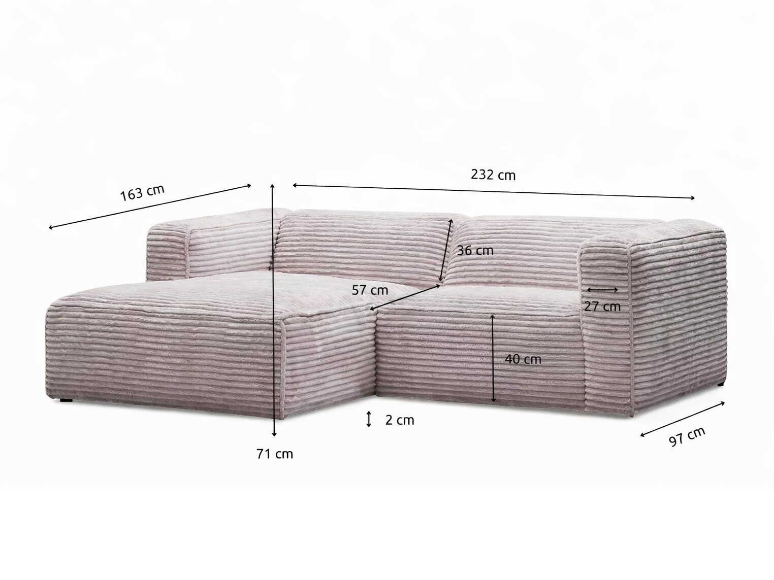 Kutna garnitura Bronx 110 (Tilia 03)
