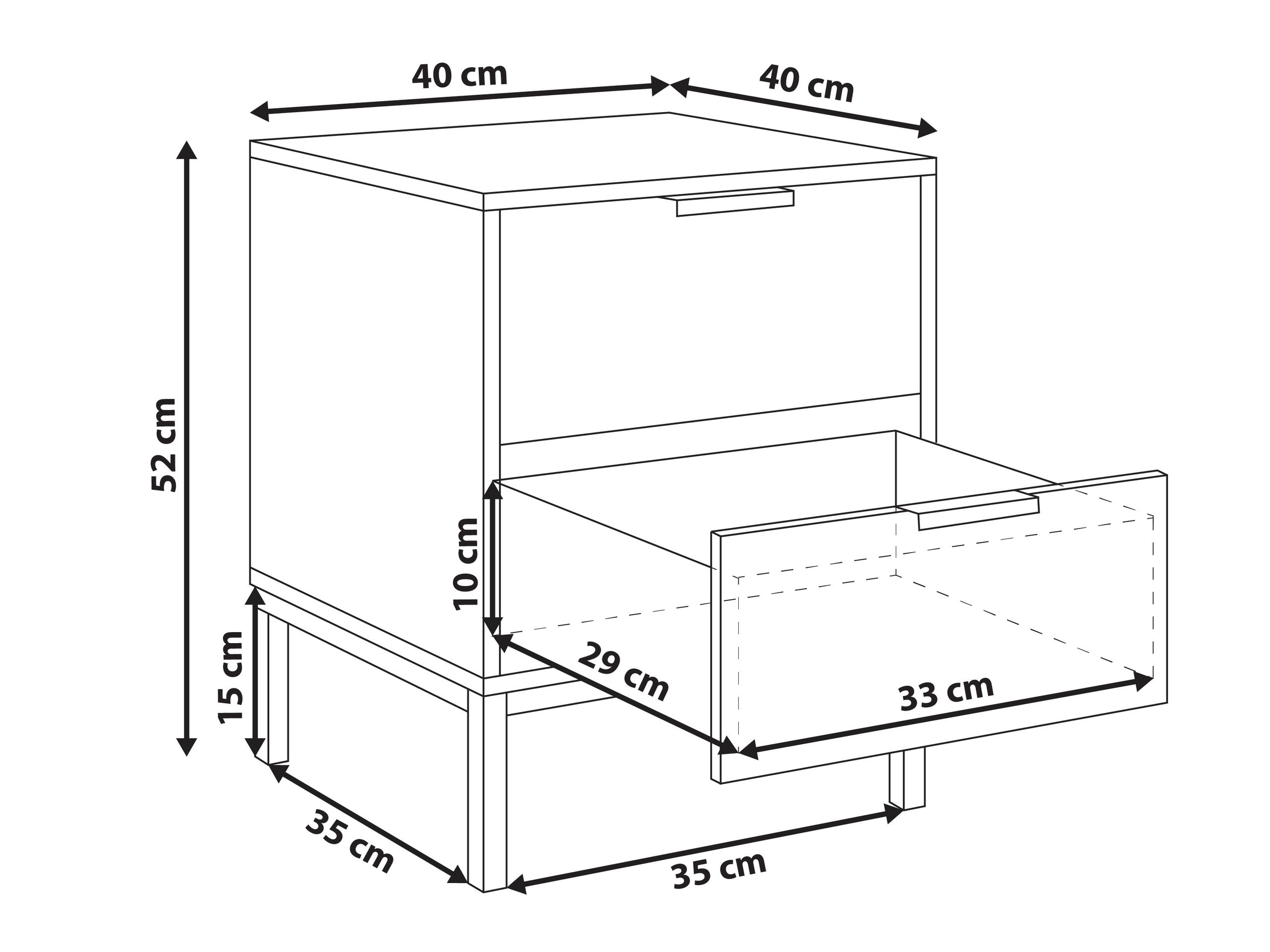 Noćni ormarić SC10391