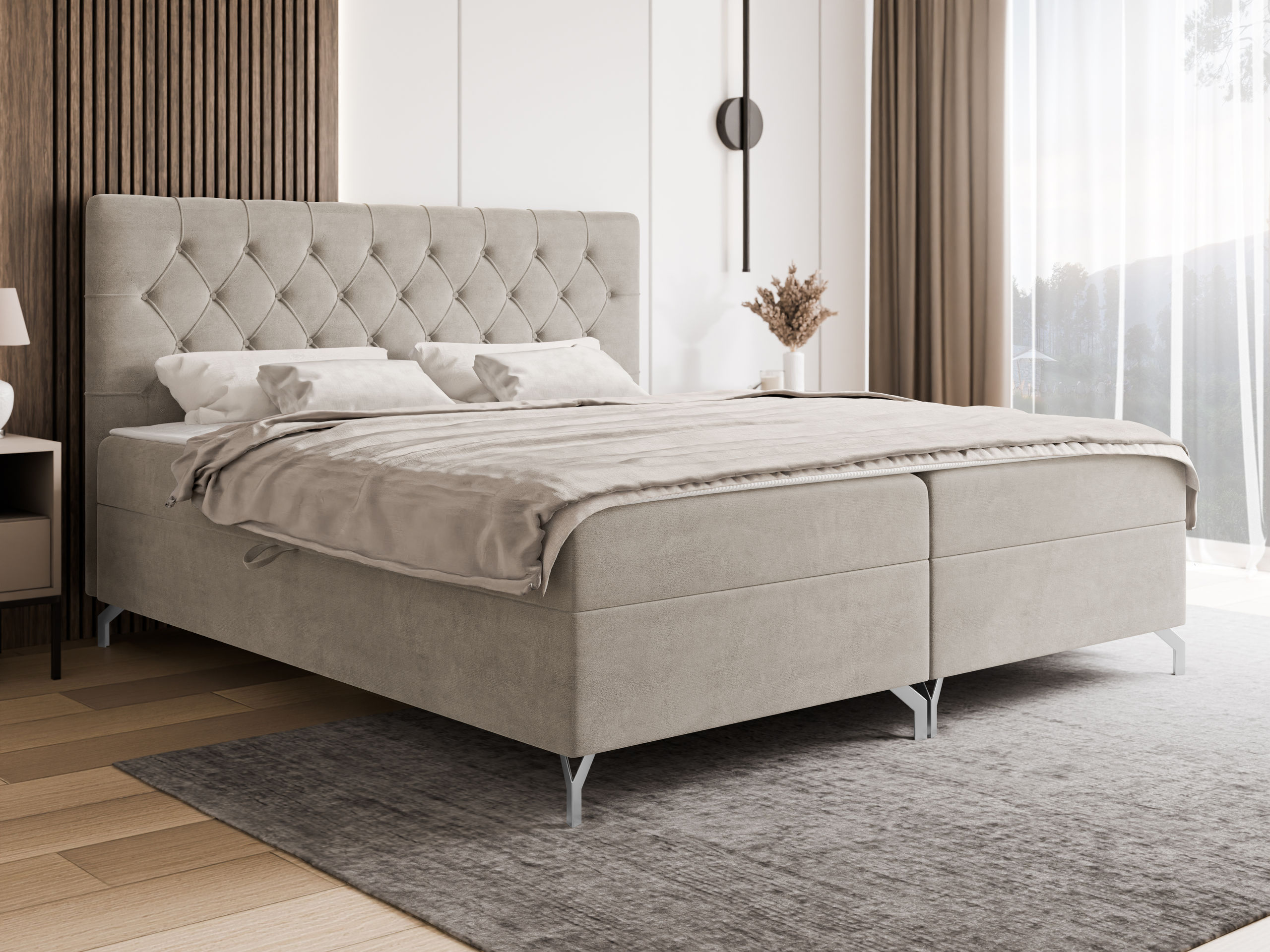 Boxspring krevet Baltimore 204 (Fresh 01)