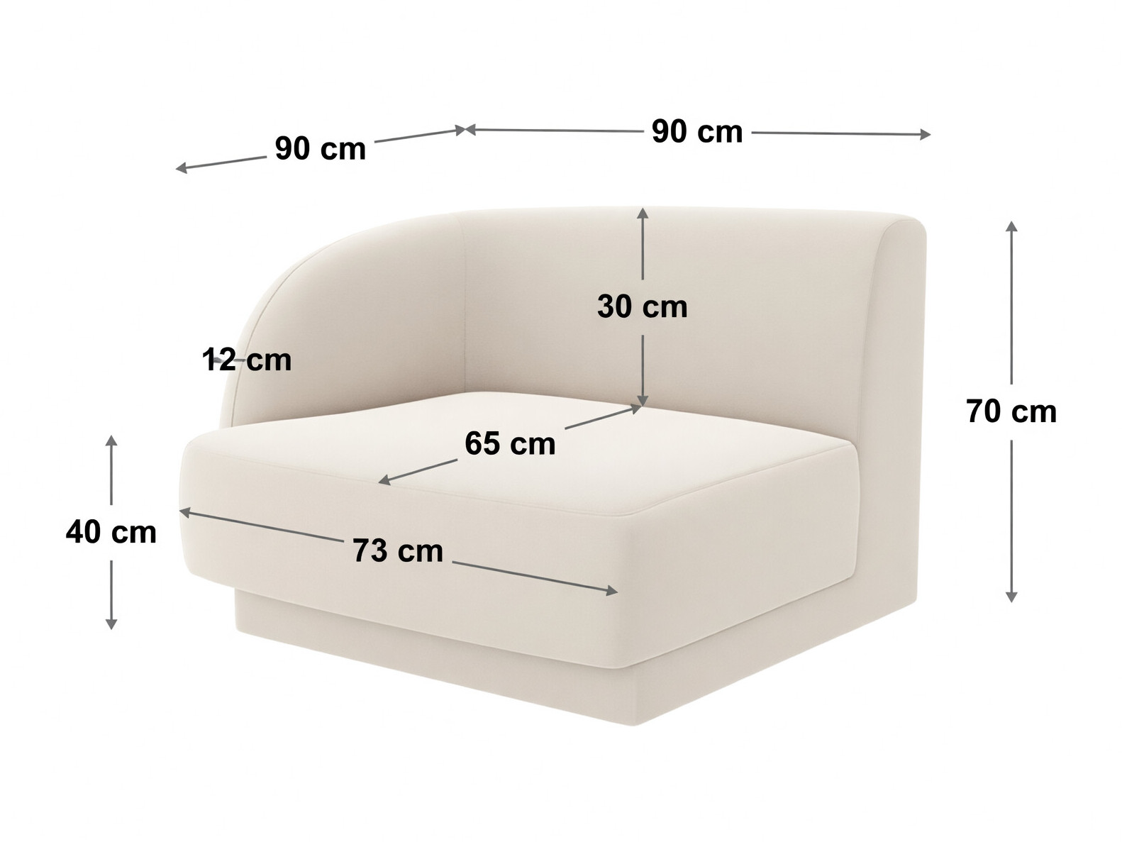 Modularne sjedeće garniture Tivlomi 113 (Bluvel 86)