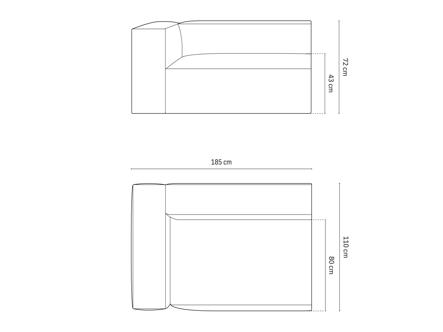 Modularne sjedeće garniture Sonsore 108 (Liberty 05)