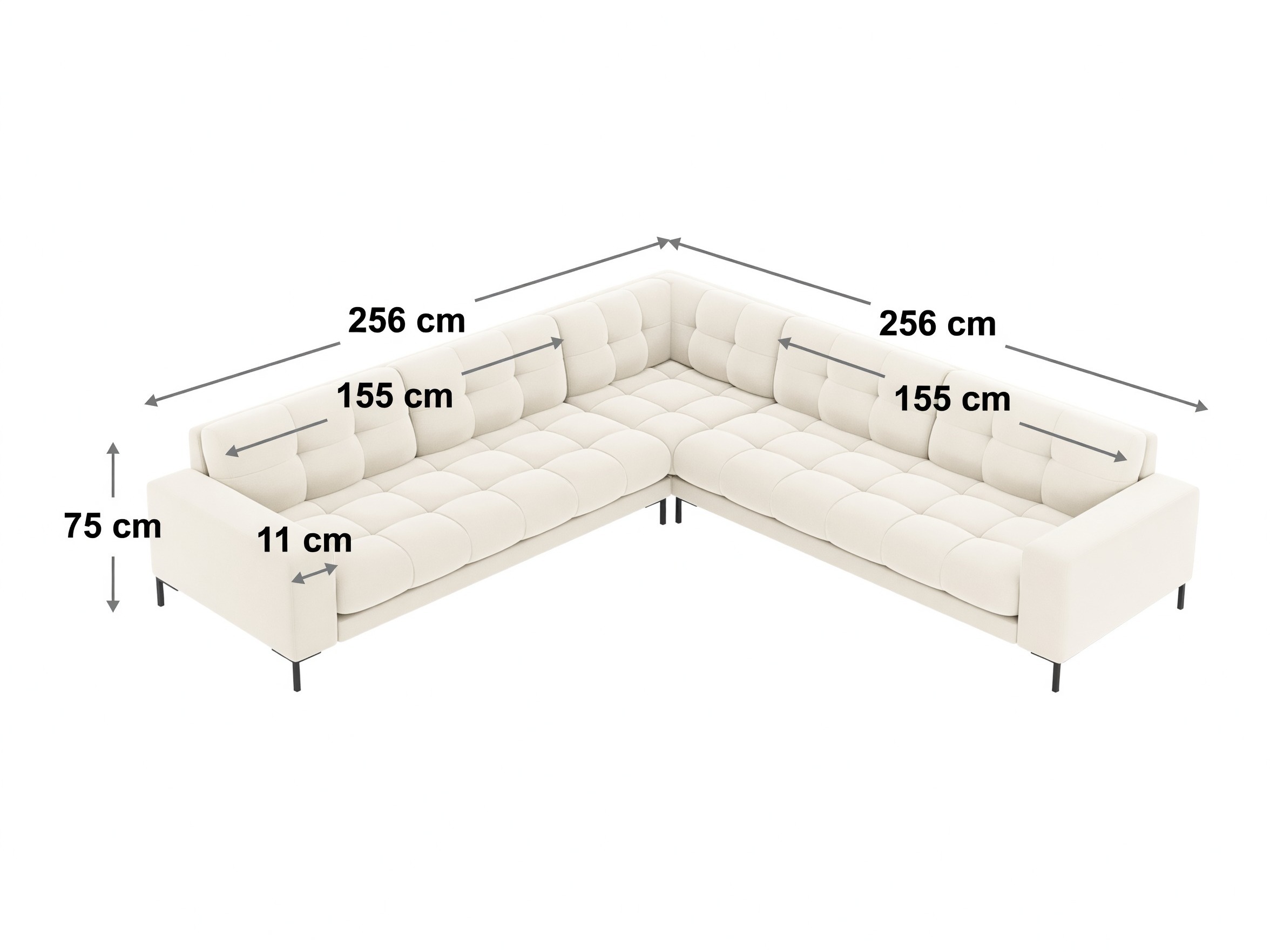 Kutna garnitura Lormelo 123 (Bluvel 19)