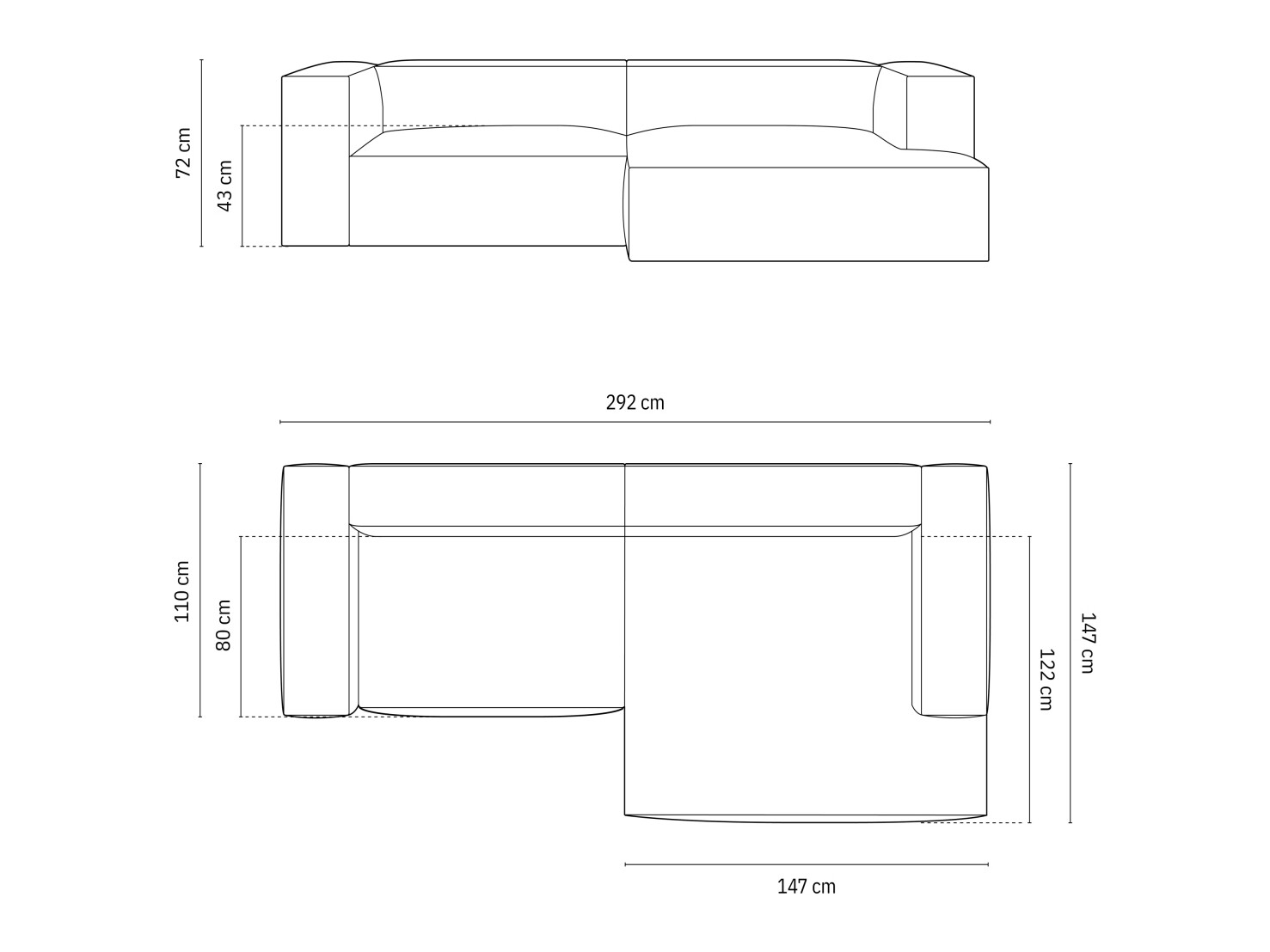 Modularna kutna garnitura Sonsore 114 (Liberty 20)