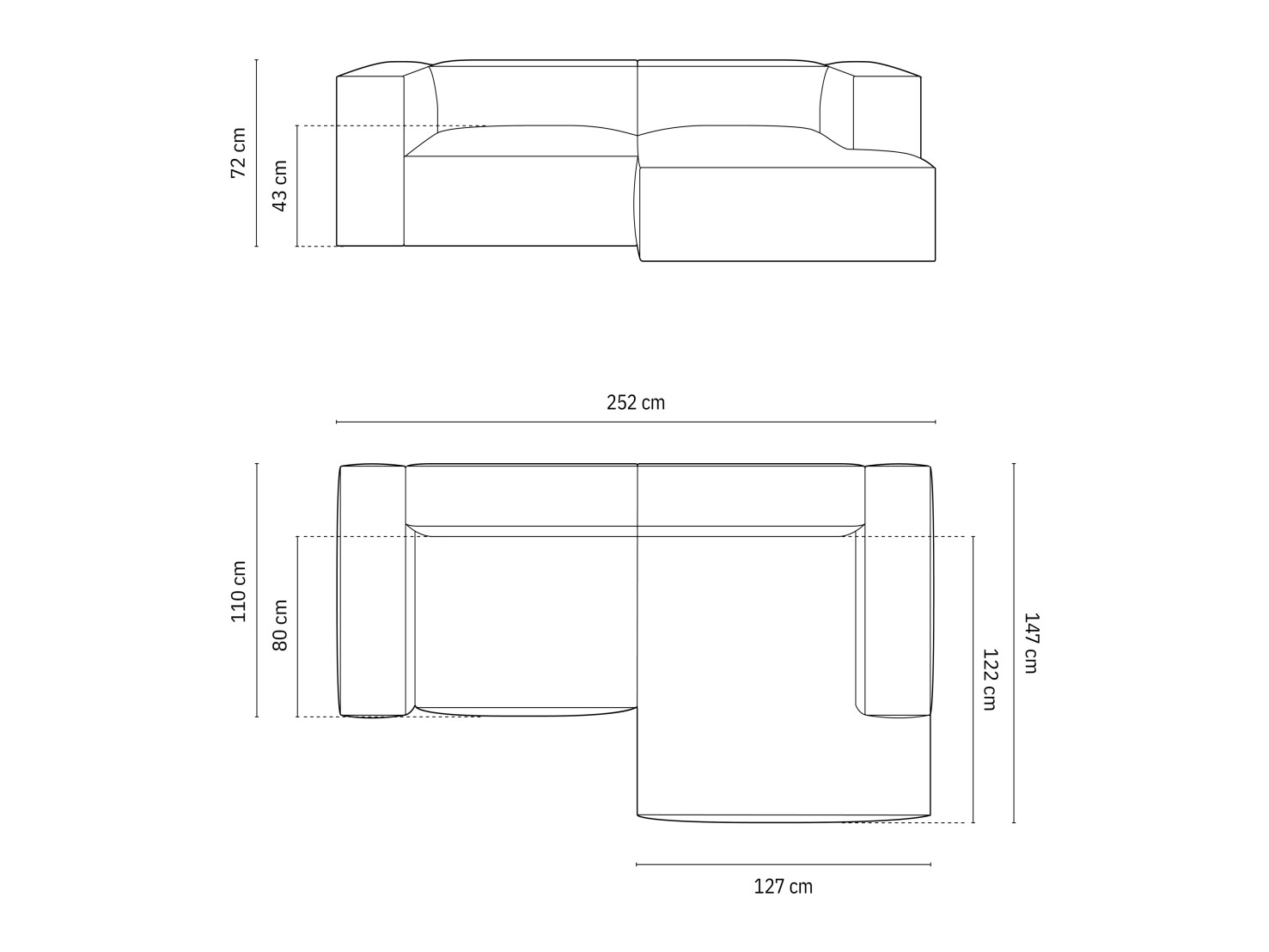 Modularna kutna garnitura Sonsore 113 (Liberty 02)