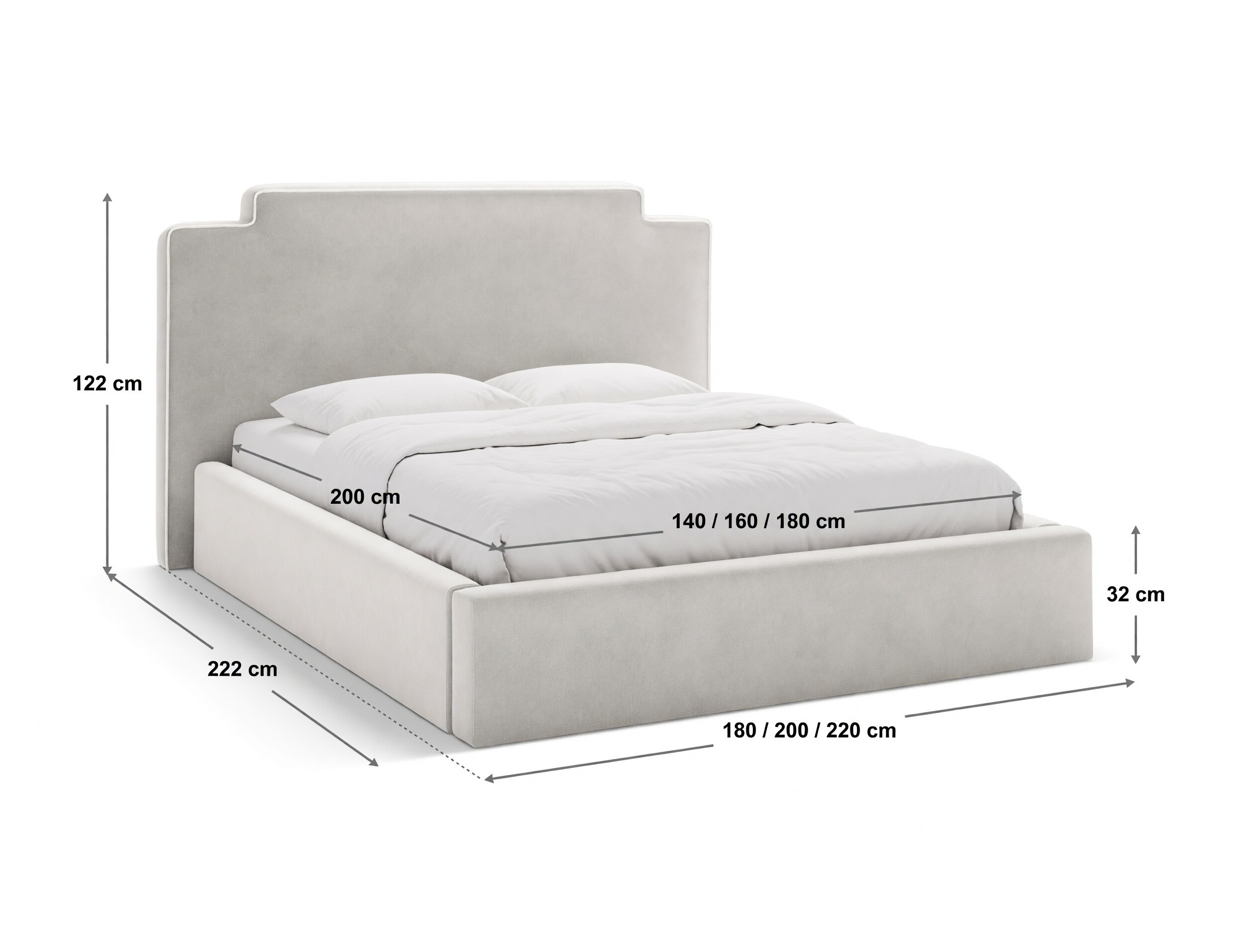 Krevet Beckley 359 (Magic Velvet 2256)
