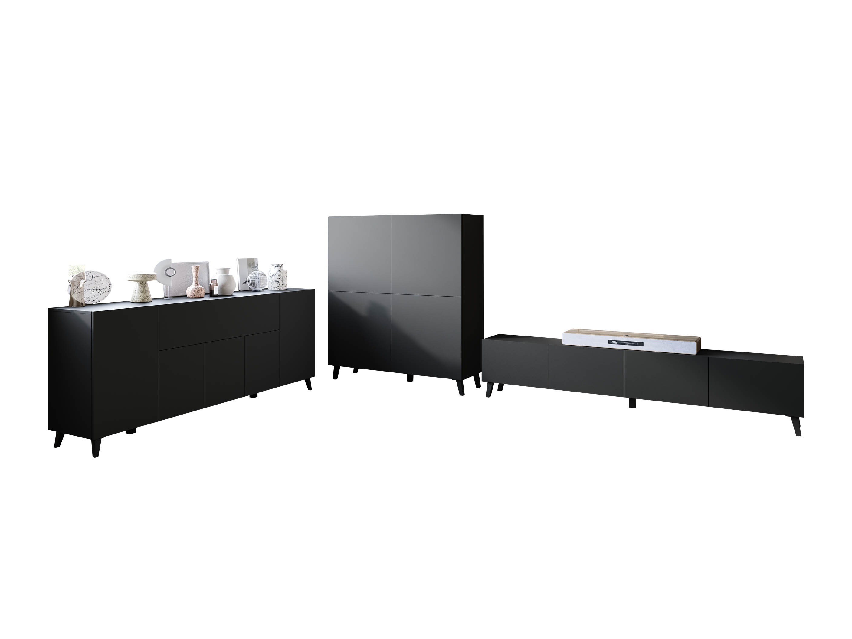 Set za dnevni boravak Levtive 104 (Grafit)