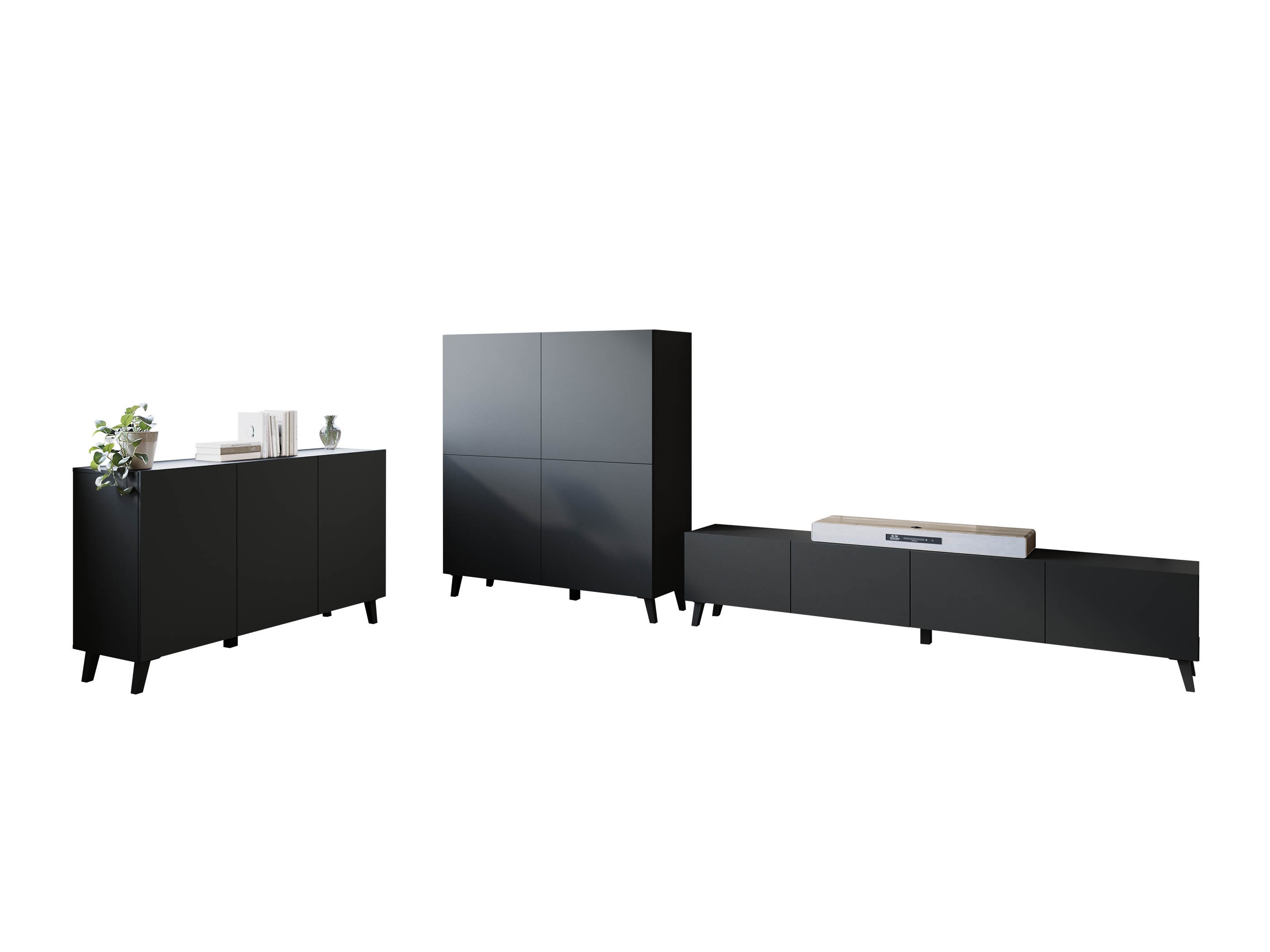 Set za dnevni boravak Levtive 105 (Grafit)