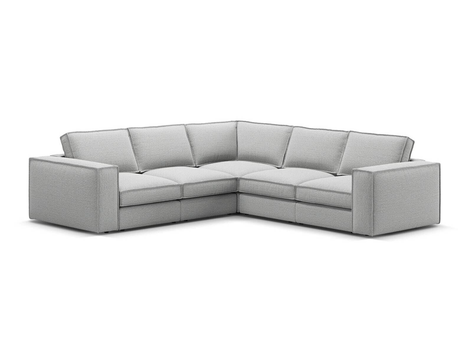 Modularna kutna garnitura Dalodei 113 (Babel Light grey)