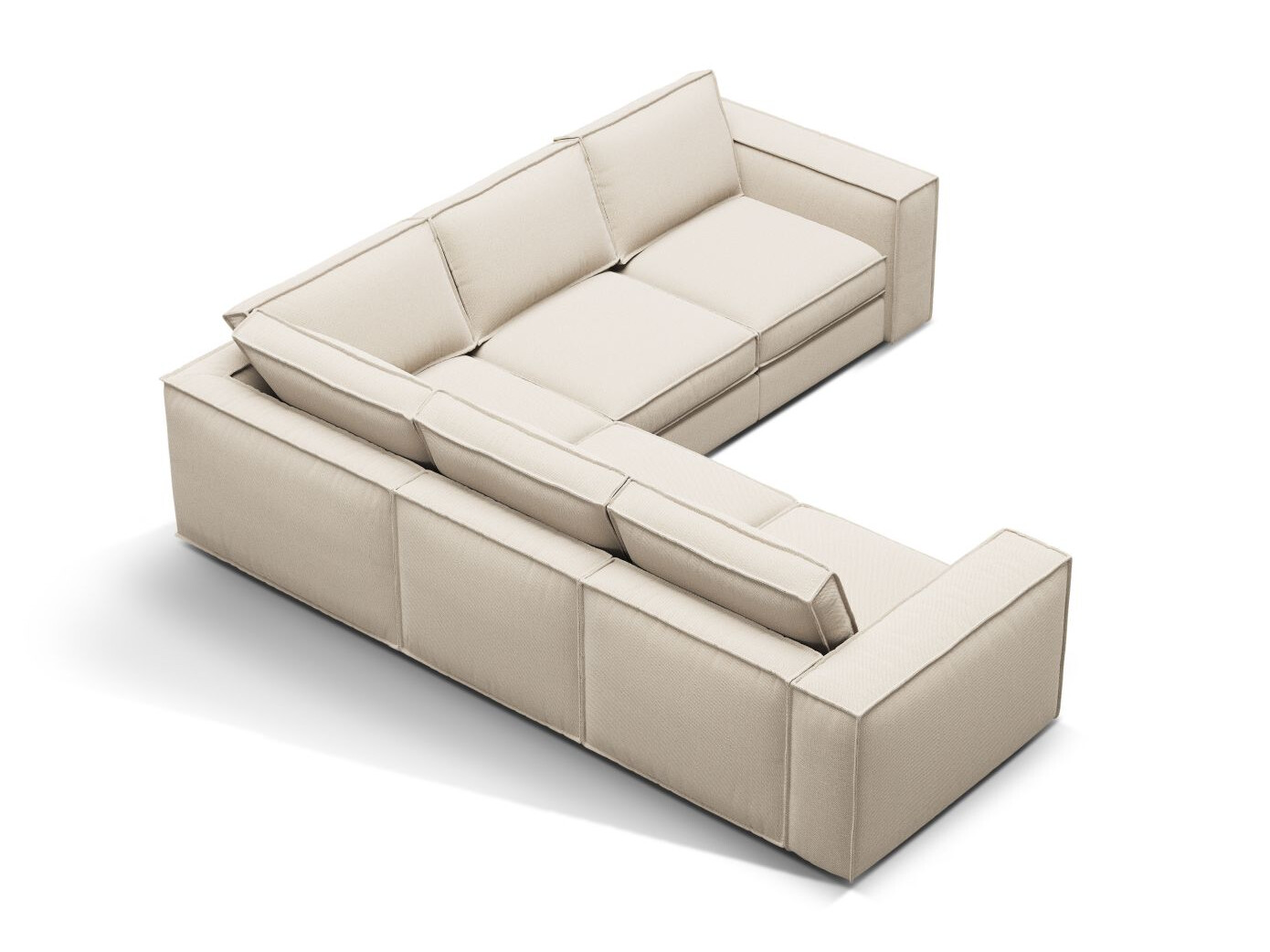 Modularna kutna garnitura Dalodei 113 (Babel Toffee)