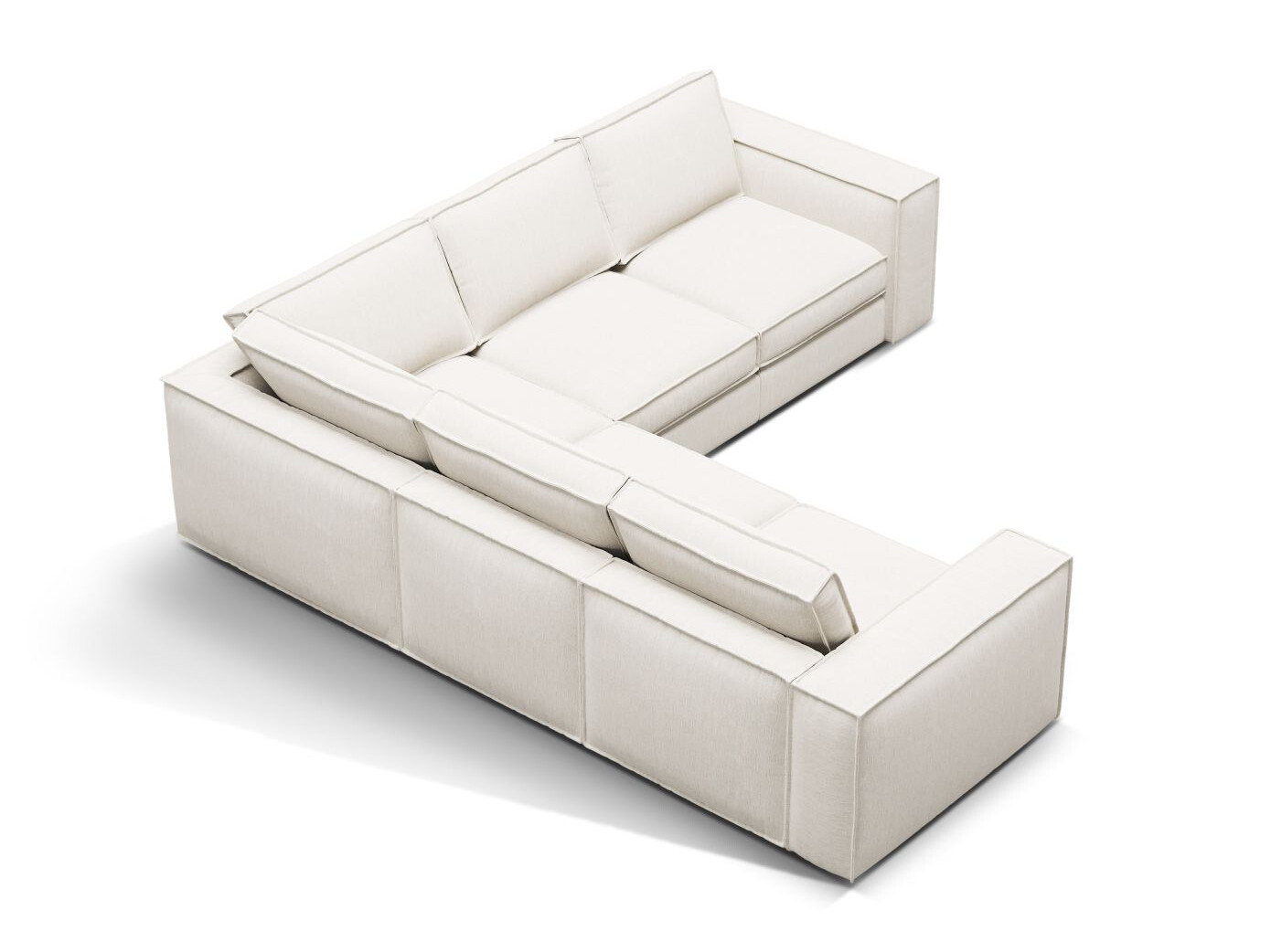 Modularna kutna garnitura Dalodei 113 (Babel White)