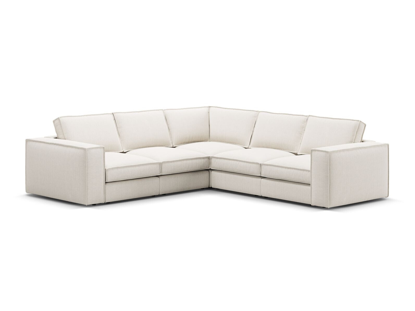 Modularna kutna garnitura Dalodei 113 (Babel White)