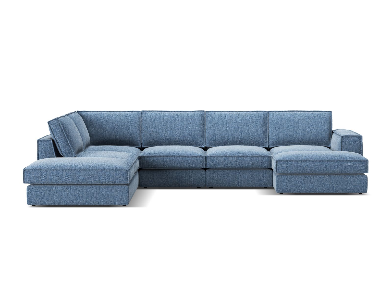 Modularna kutna garnitura Dalodei 114 (Babel Blue)