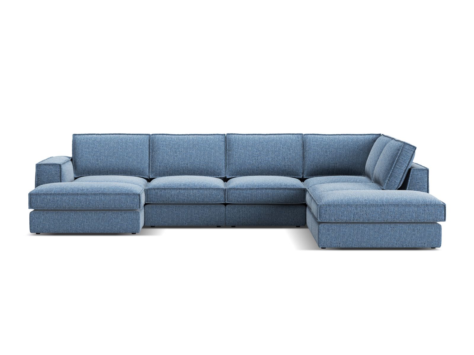 Modularna kutna garnitura Dalodei 114 (Babel Blue)