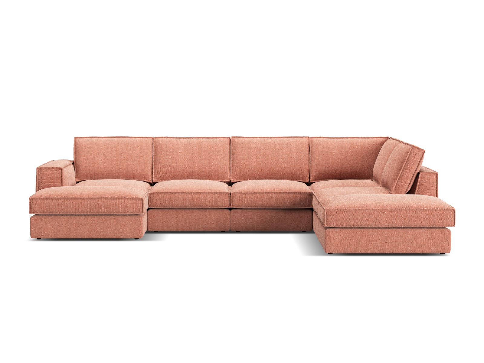 Modularna kutna garnitura Dalodei 114 (Babel Red)