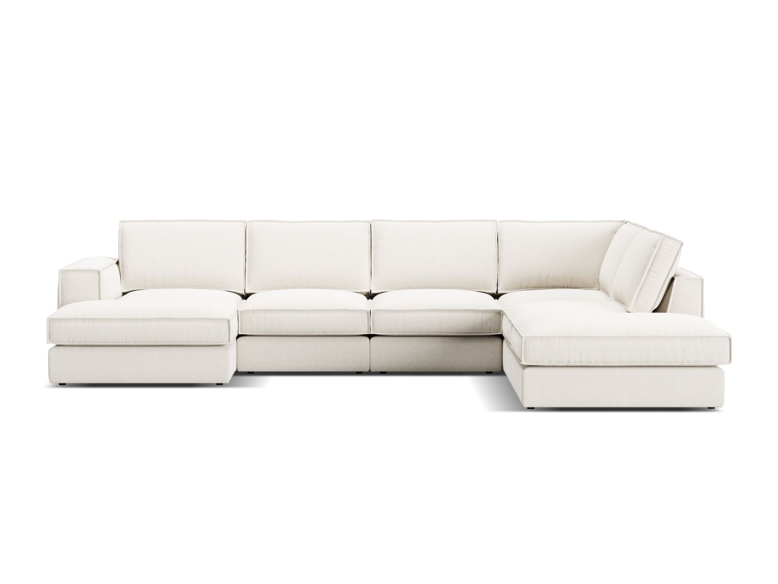 Modularna kutna garnitura Dalodei 114 (Babel White)