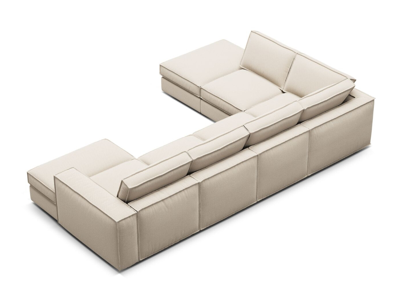 Modularna kutna garnitura Dalodei 114 (Babel Toffee)