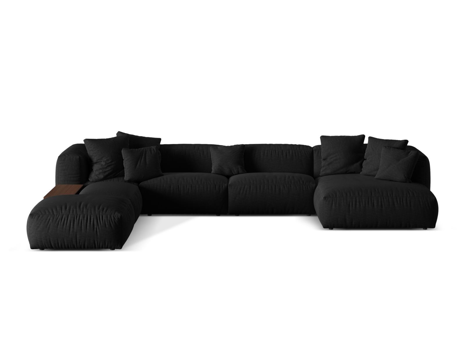 Modularna kutna garnitura Sorcoro 124 (Boston Black)