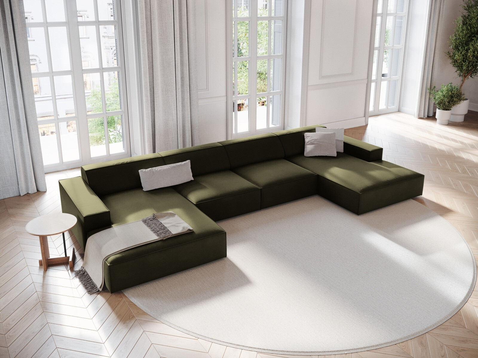 Modularna kutna garnitura Lomcalu 122 (Bluvel 77)