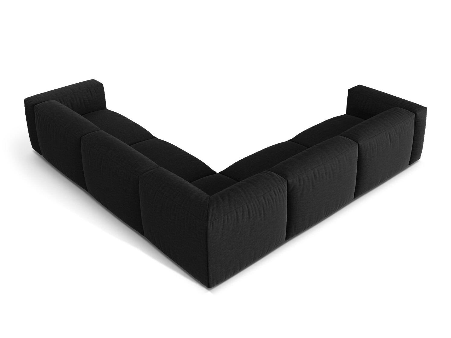Modularna kutna garnitura Sorcoro 130 (Boston Black)