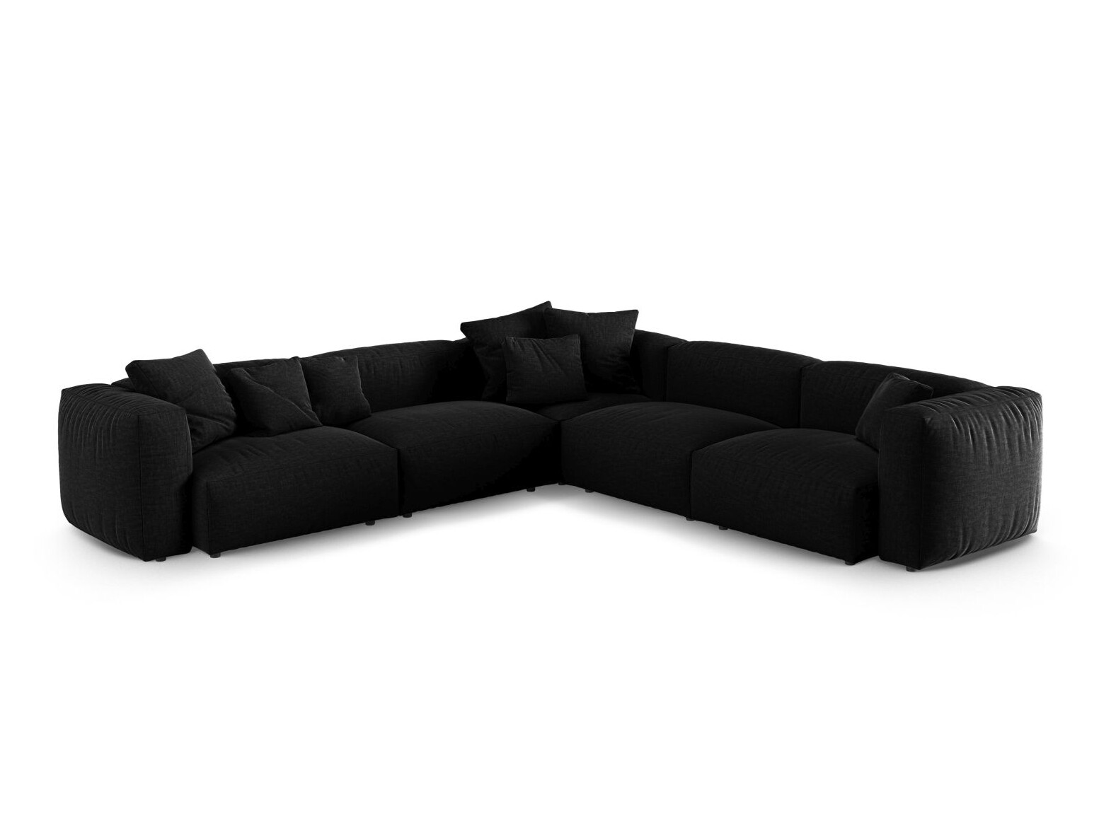 Modularna kutna garnitura Sorcoro 131 (Boston Black)