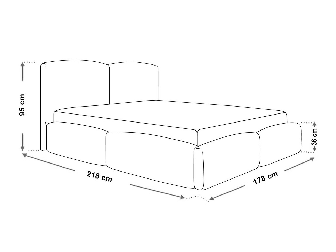 Krevet Peoria 104