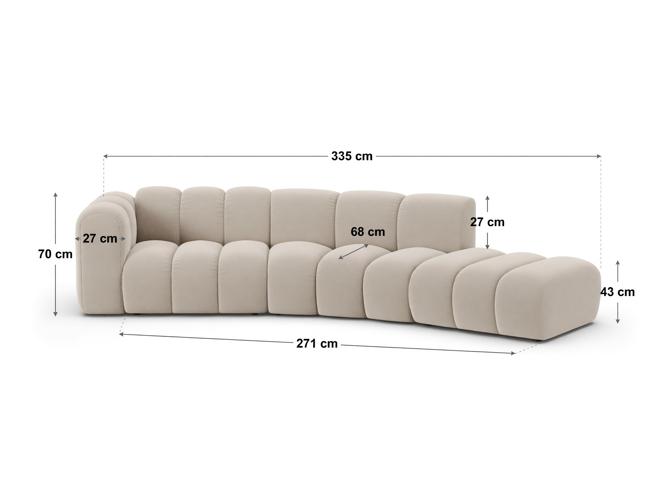 Modularan kauč Cirleve 107 (Eden 12)