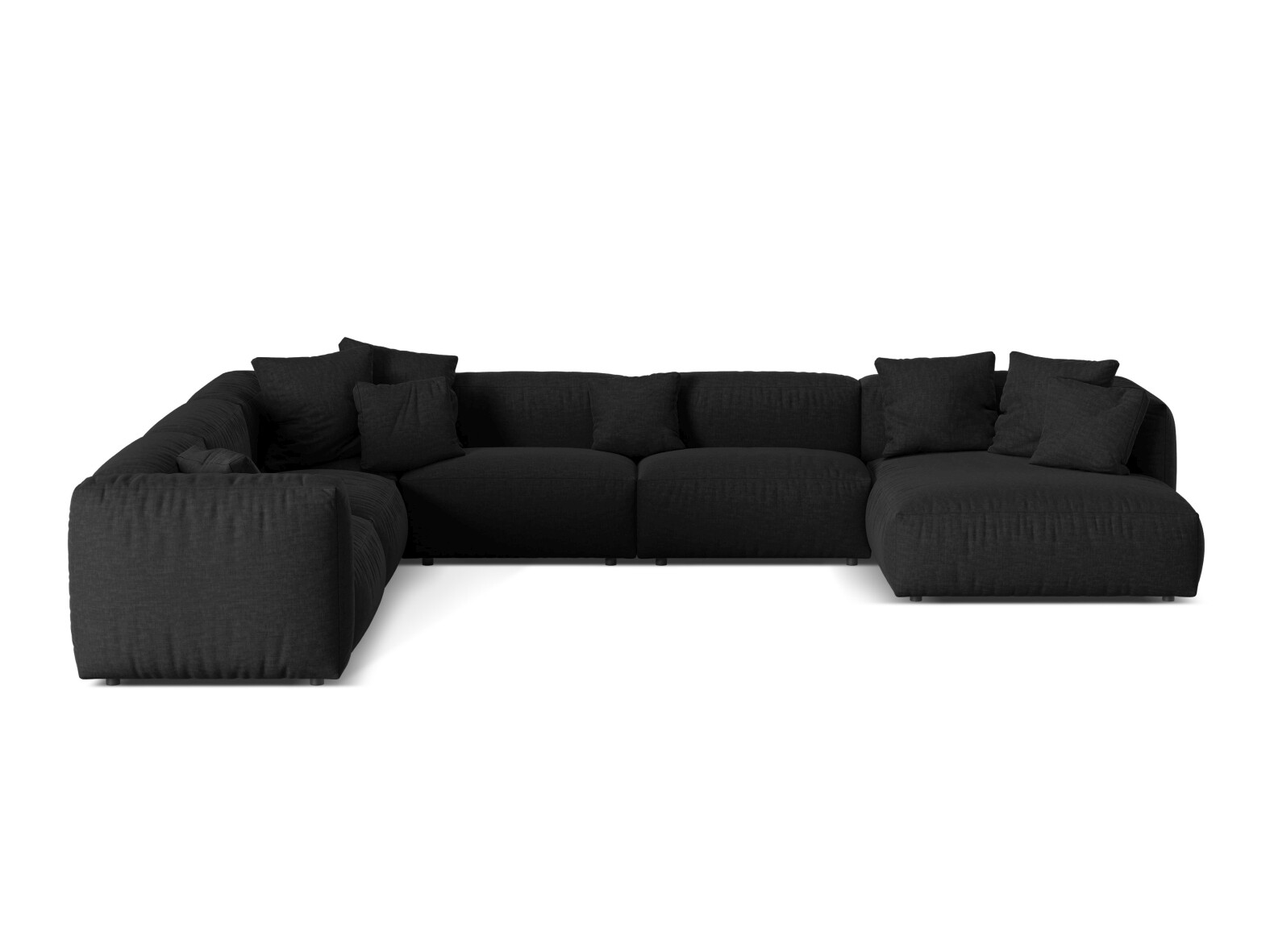 Modularna kutna garnitura Sorcoro 132 (Boston Black)