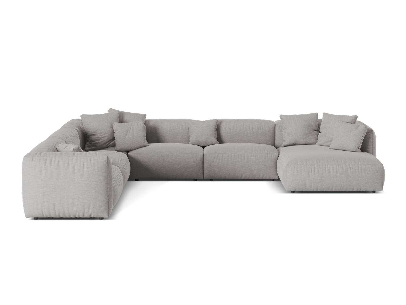 Modularna kutna garnitura Sorcoro 132 (Boston Light Grey)