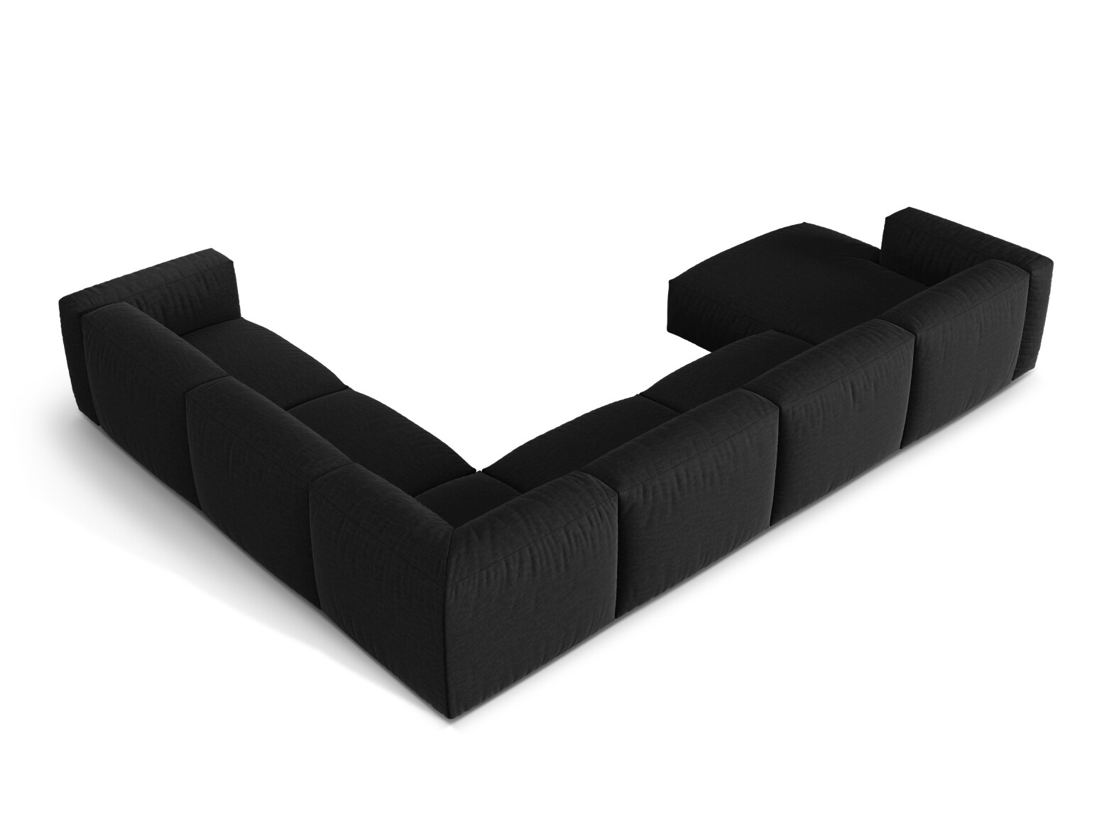 Modularna kutna garnitura Sorcoro 132 (Boston Black)