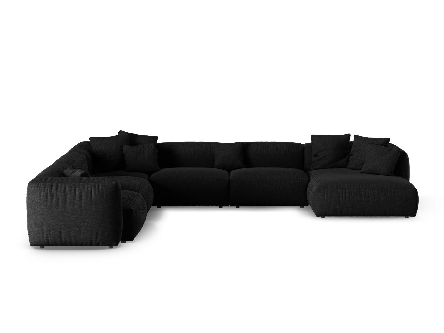 Modularna kutna garnitura Sorcoro 133 (Boston Black)