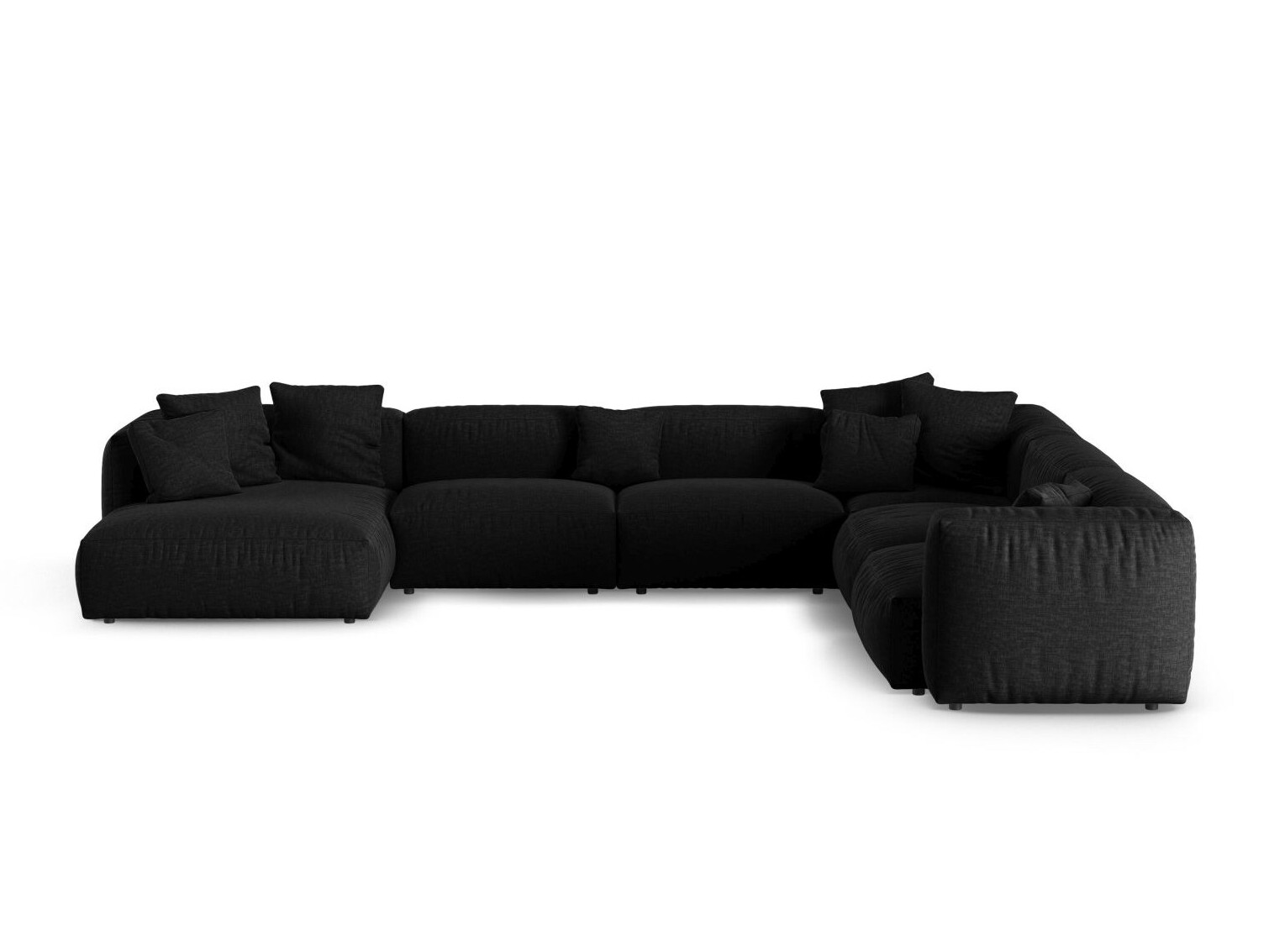 Modularna kutna garnitura Sorcoro 133 (Boston Black)