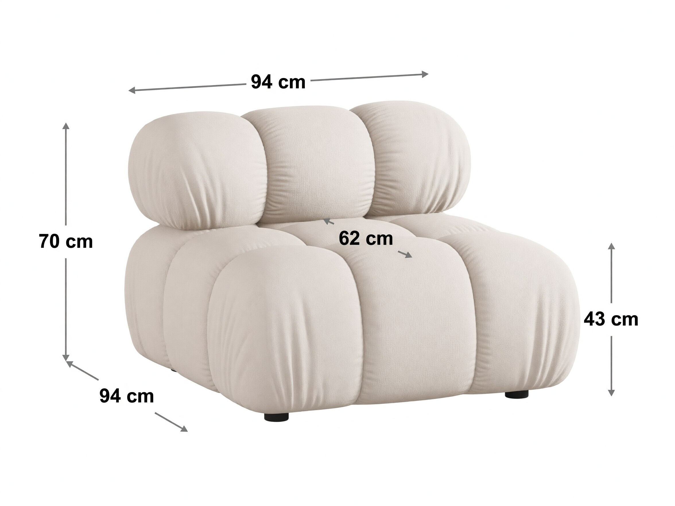 Modularna fotelja Caltenu 101 (Sonic 87)