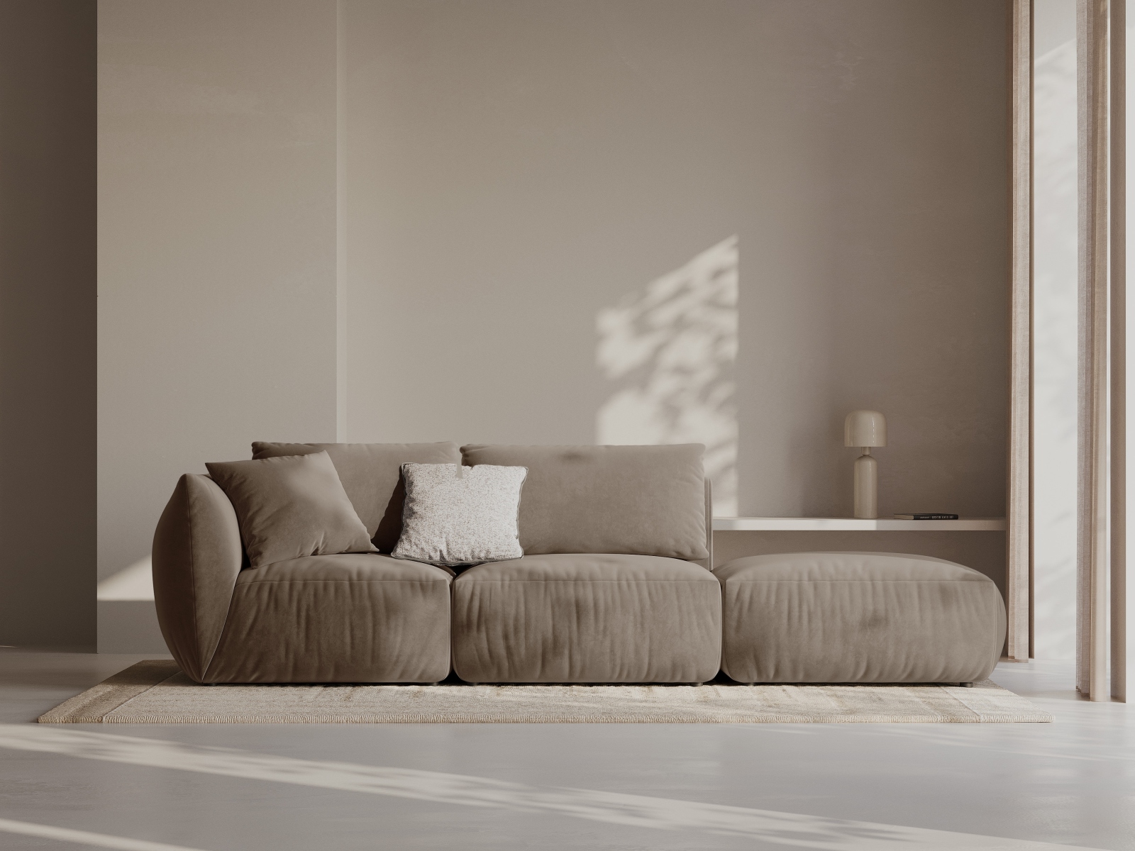 Modularan kauč Ruvmone 105 (Casino Taupe)
