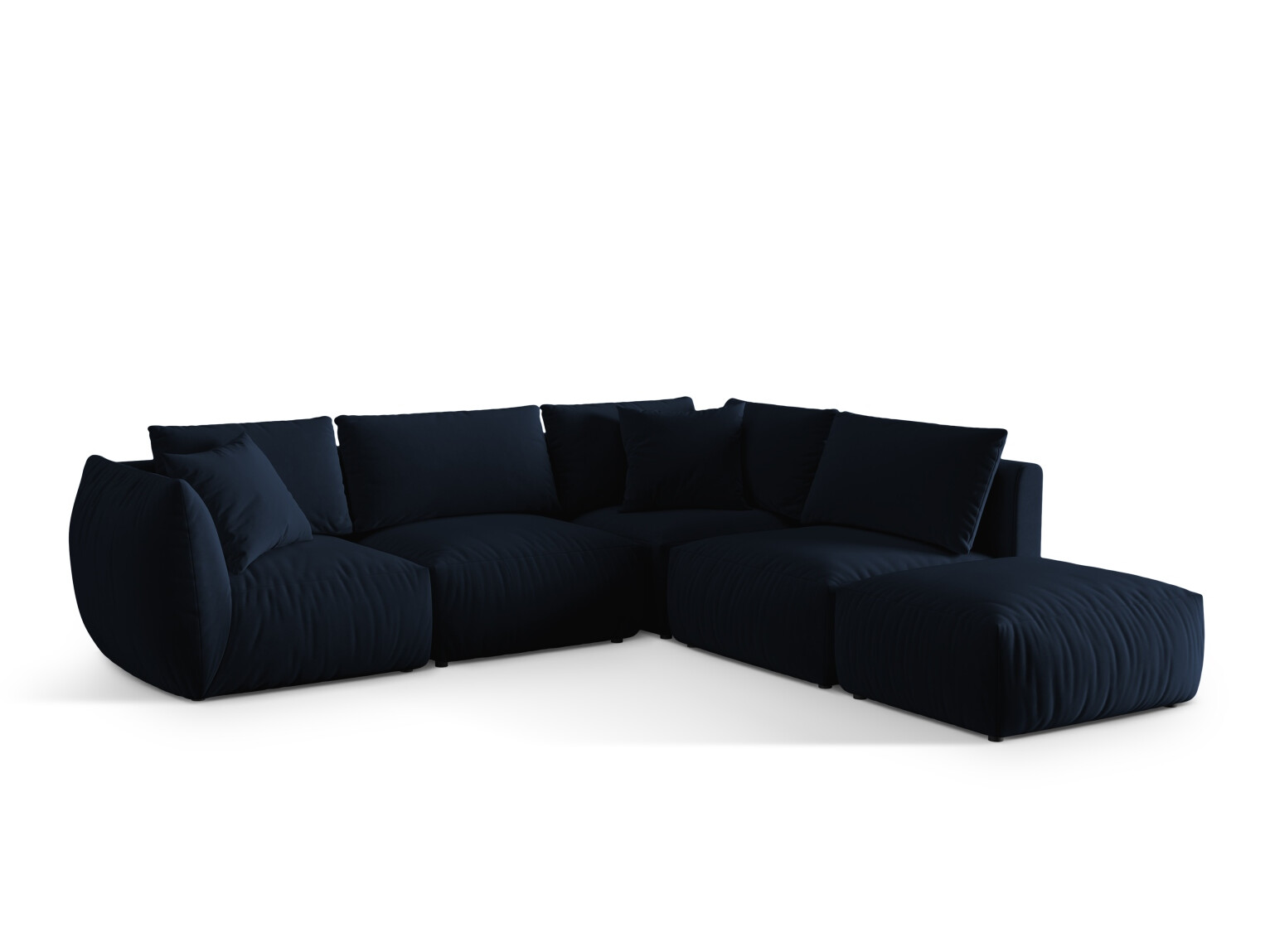 Modularna kutna garnitura Ruvmone 108 (Casino Deep Blue)