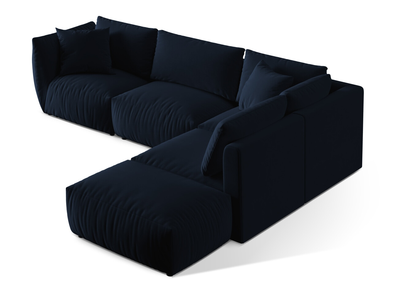 Modularna kutna garnitura Ruvmone 108 (Casino Deep Blue)