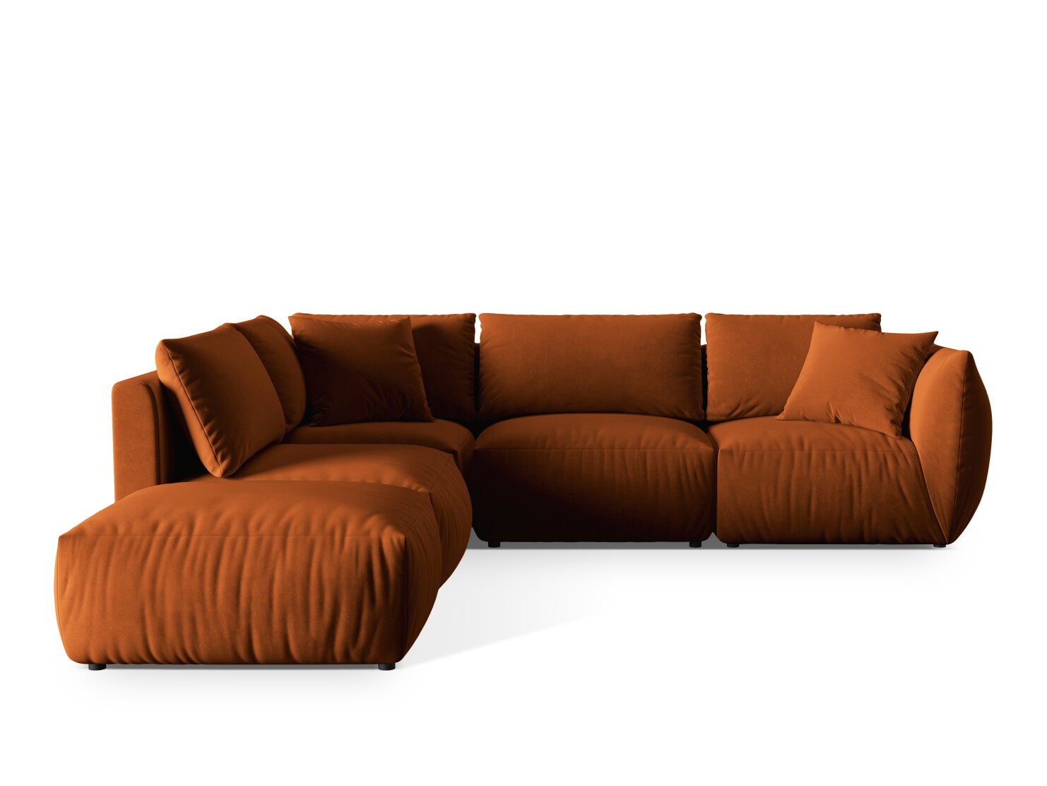 Modularna kutna garnitura Ruvmone 108 (Casino Terracota)
