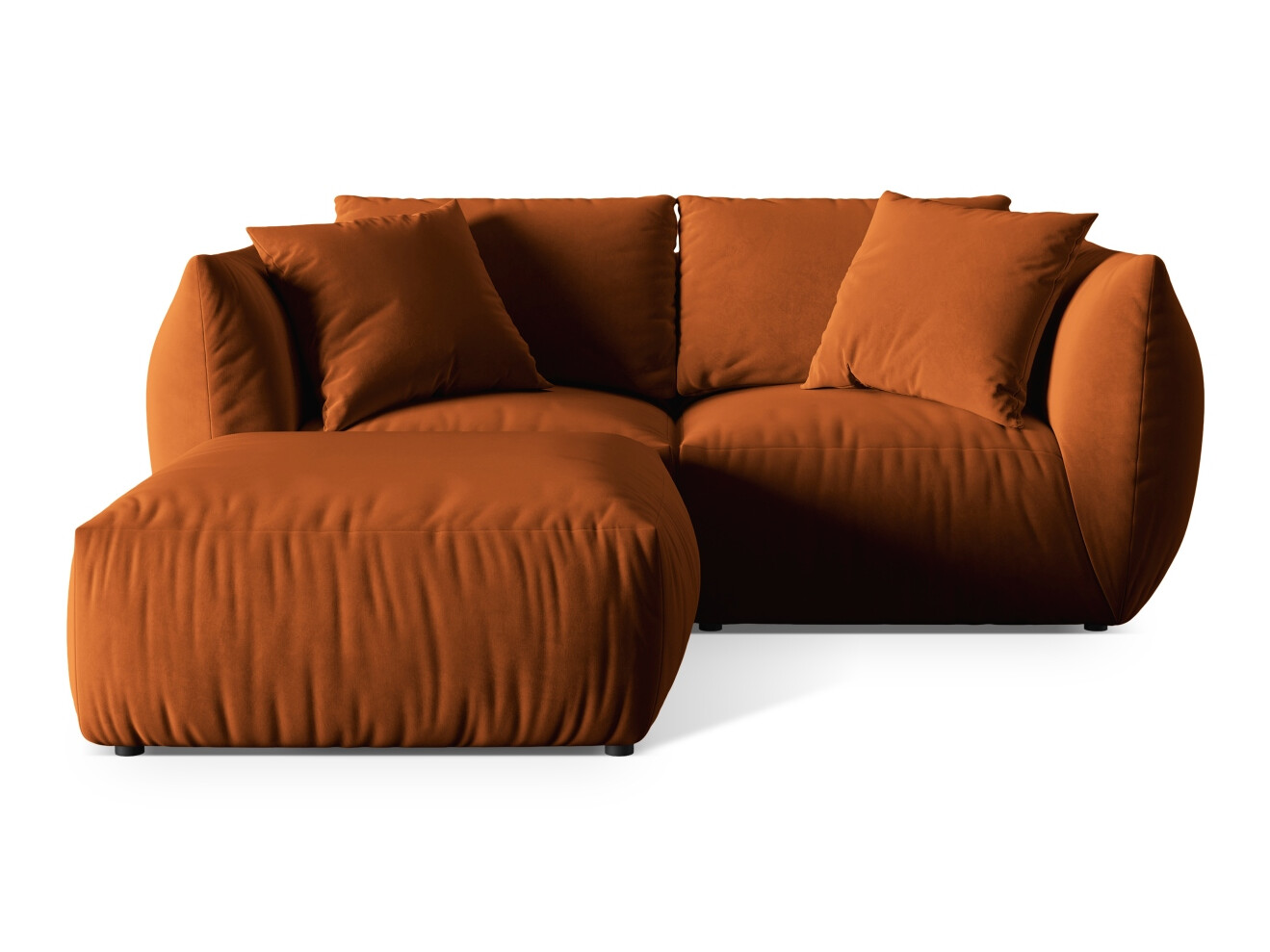 Modularna kutna garnitura Ruvmone 110 (Casino Terracota)