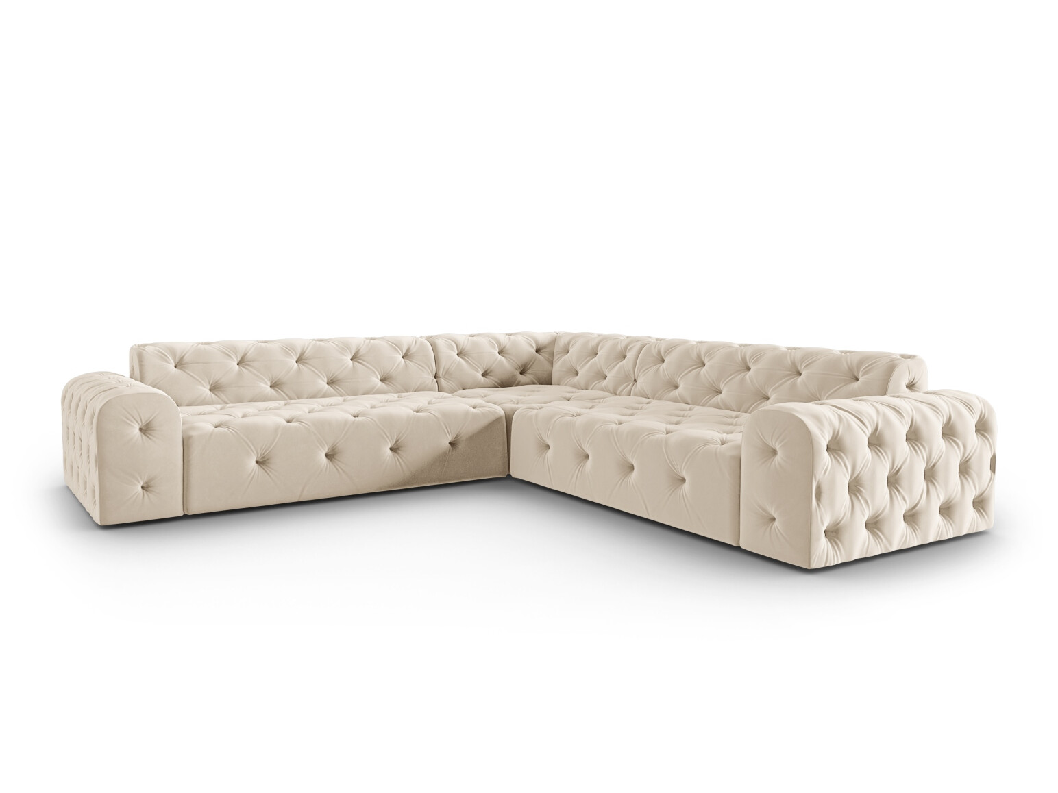 Chesterfield kutna garnitura Lartiva 104 (Opera Krem)