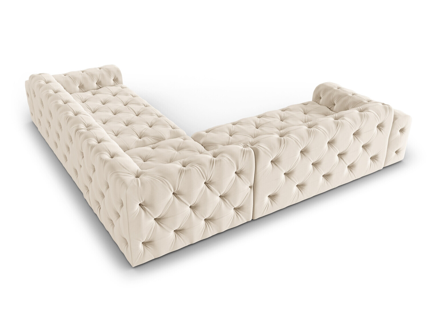 Chesterfield kutna garnitura Lartiva 104 (Opera Krem)