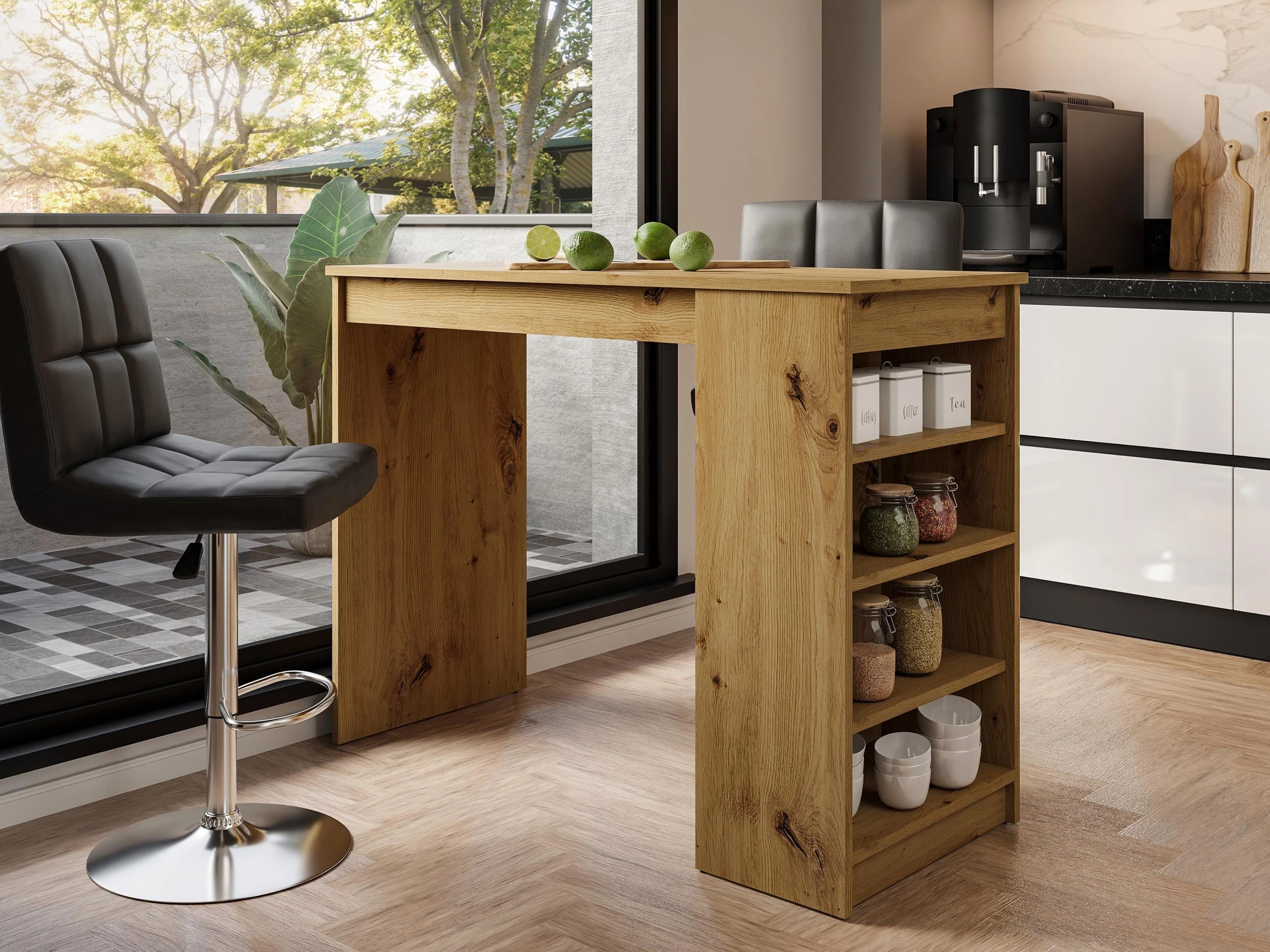 Barski stol Comfivo Cedrus (Hrast Artisan)