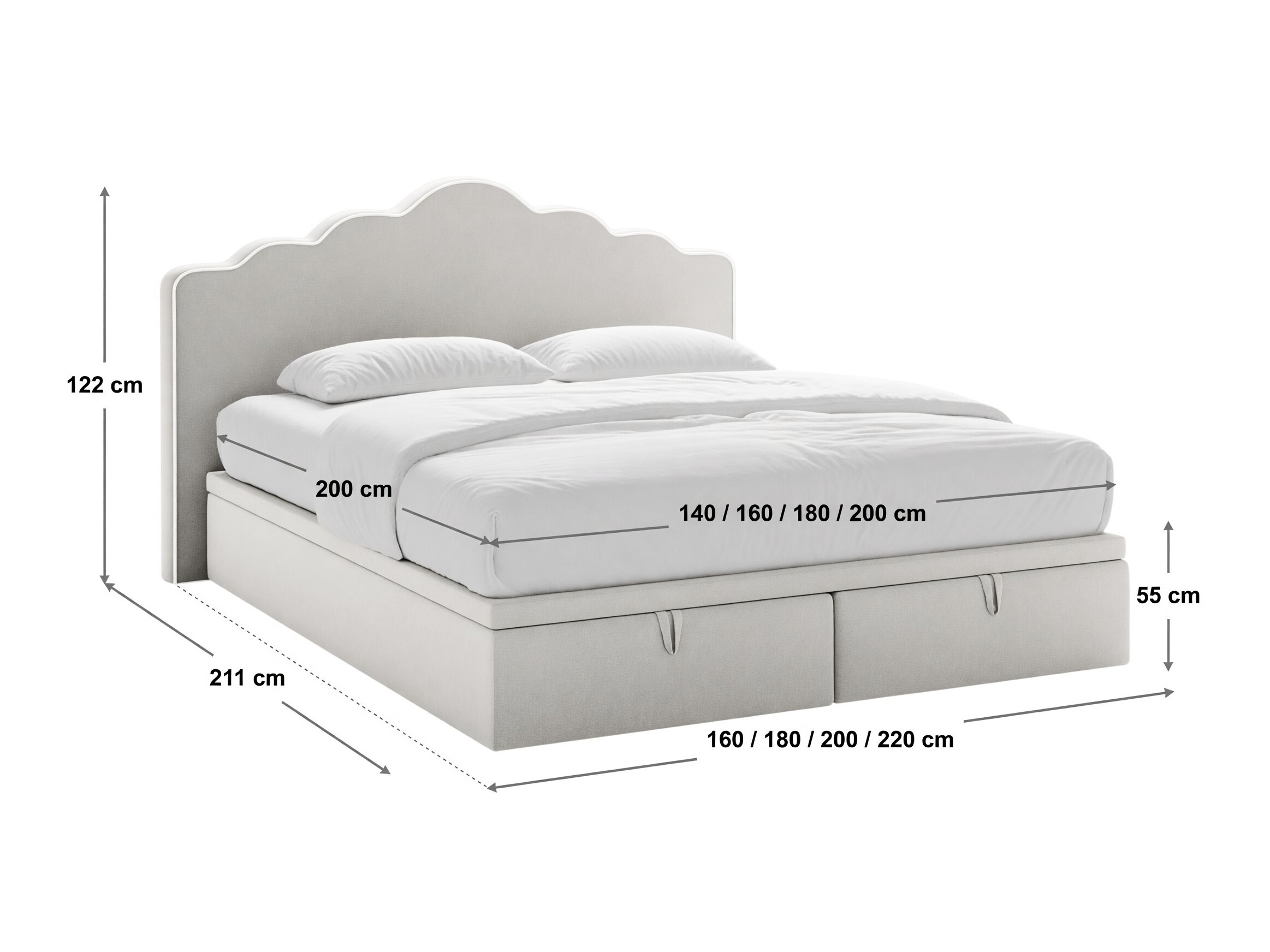 Krevet Beckley 376 (Magic Velvet 2256 + Magic Velvet 2241)