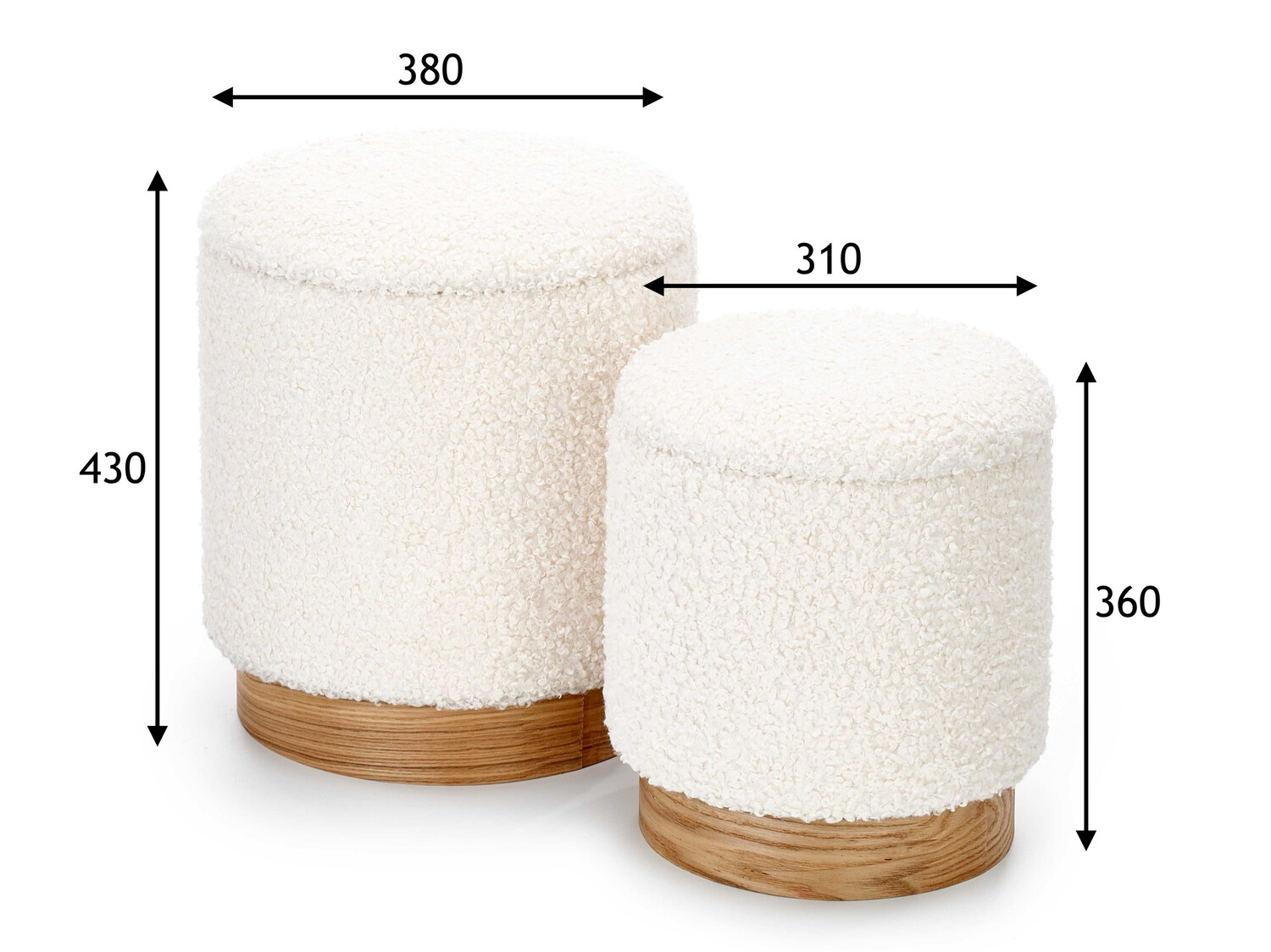 Set taburea SC10462 s oštećenim pakiranjem