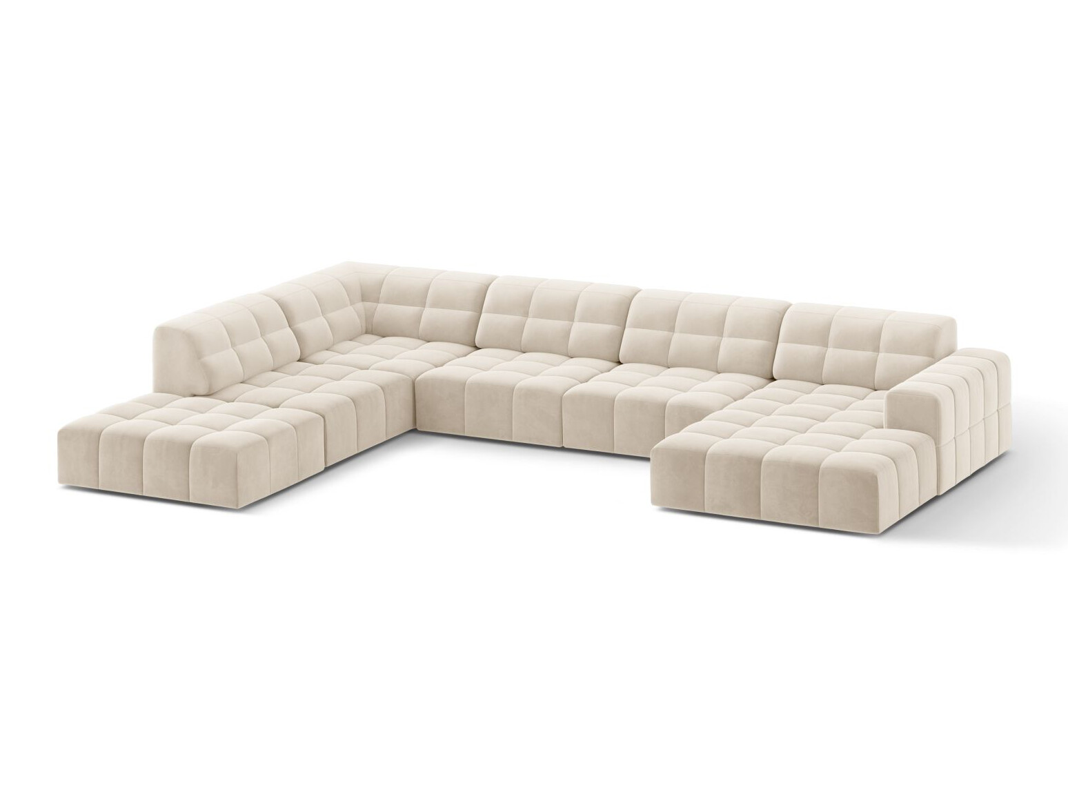 Modularna kutna garnitura Somelo 101 (Bluvel 22)