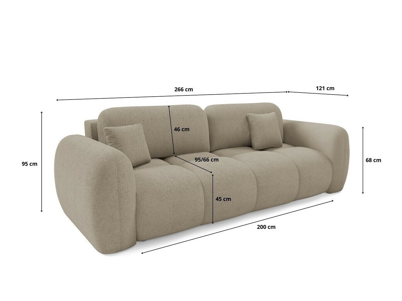 Kauč na razvlačenje Franklin 212 (Quelle 54)