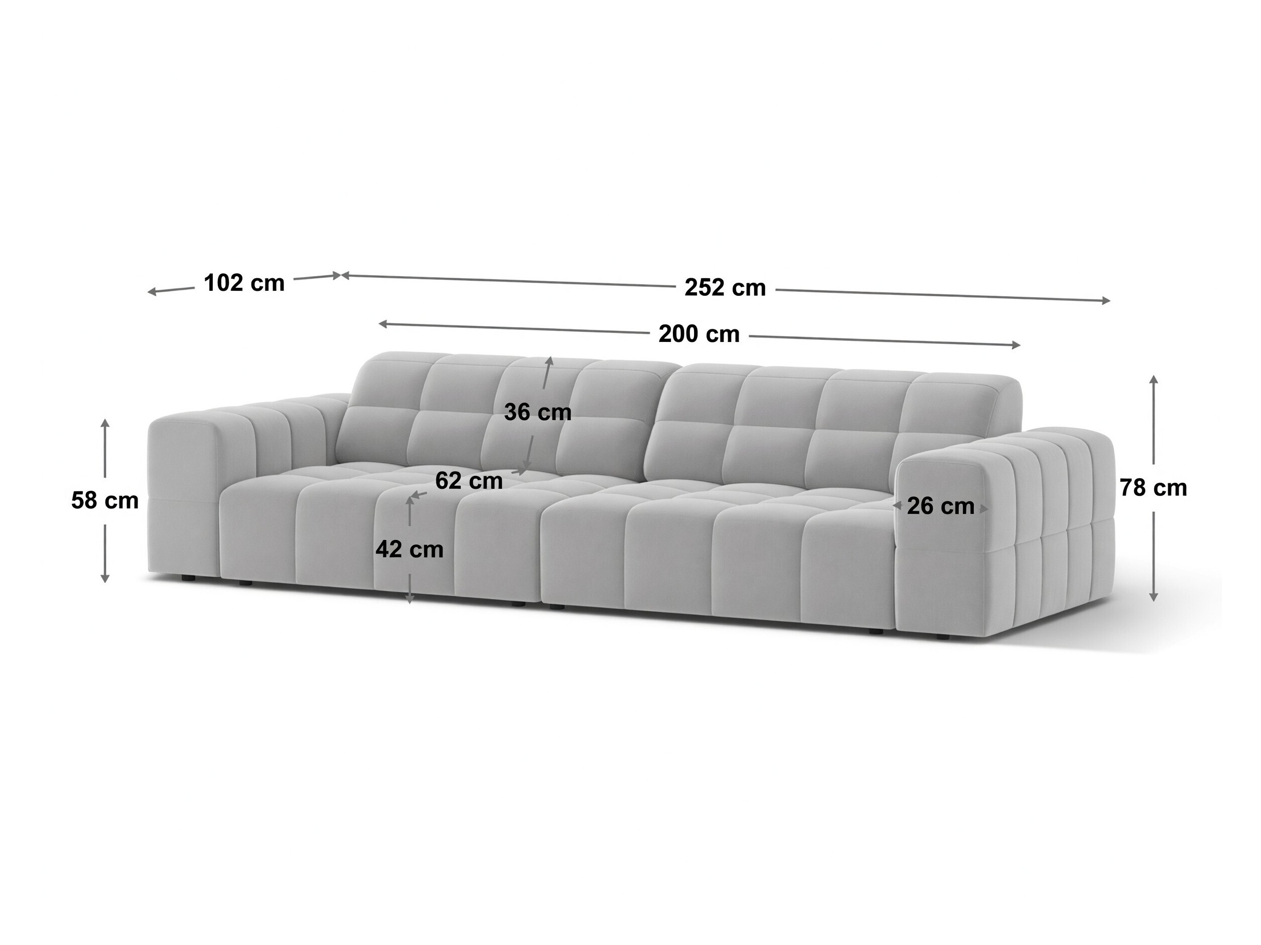 Modularan kauč Somelo 105 (Venus 2933)