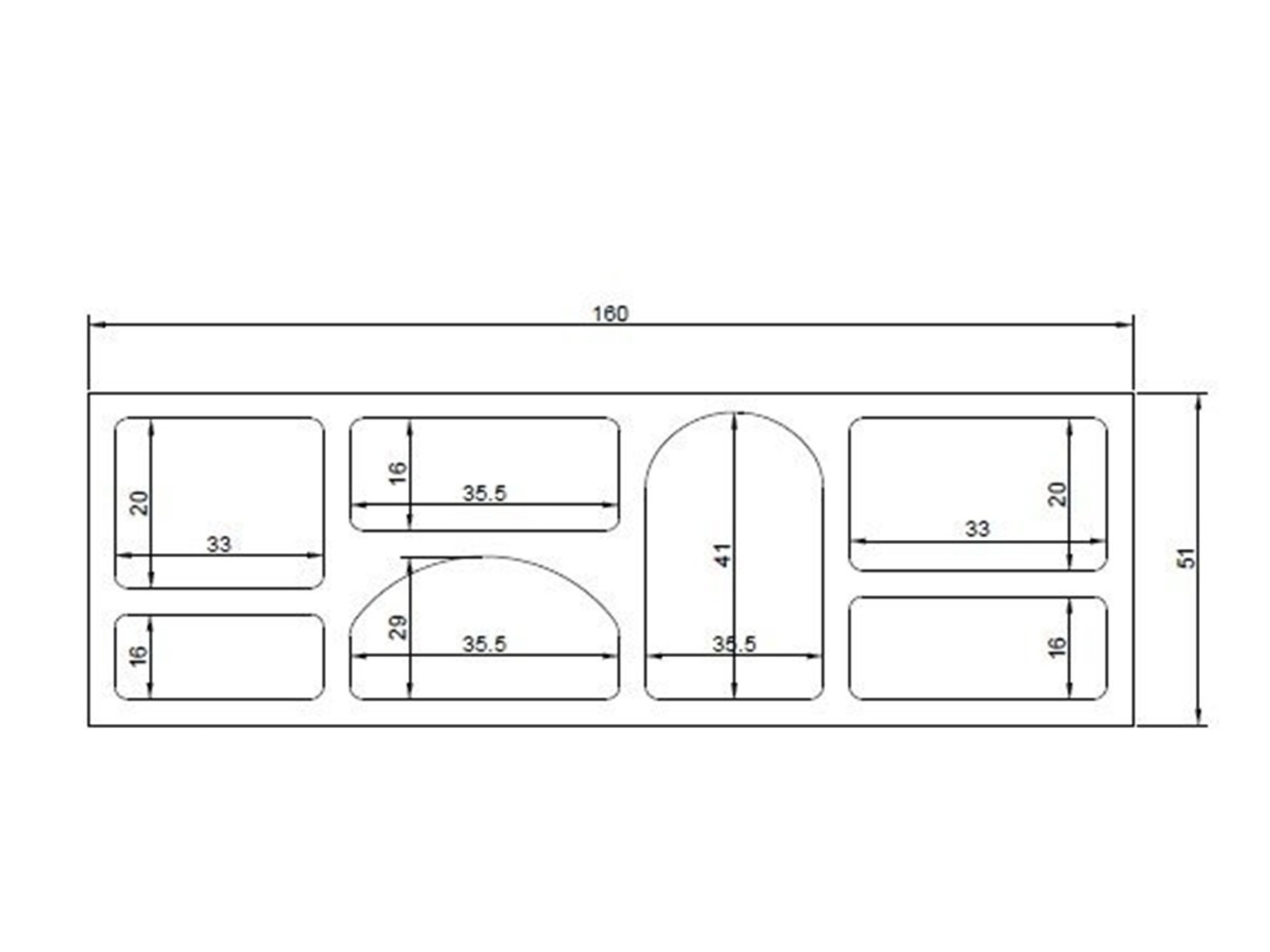 TV stol Novato 143 (Bijela)