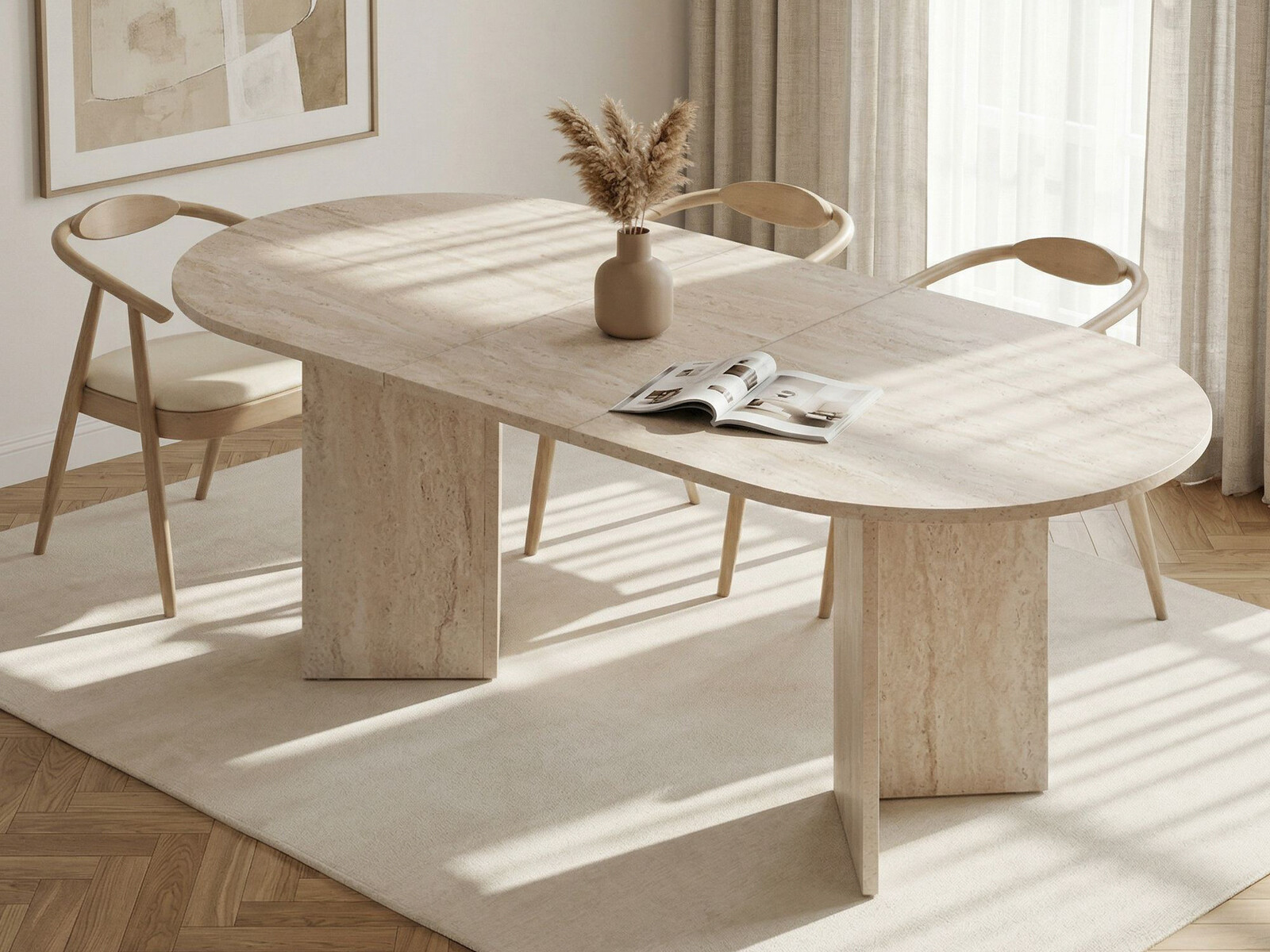 Stol Novato 146 (Svijetla Travertine)