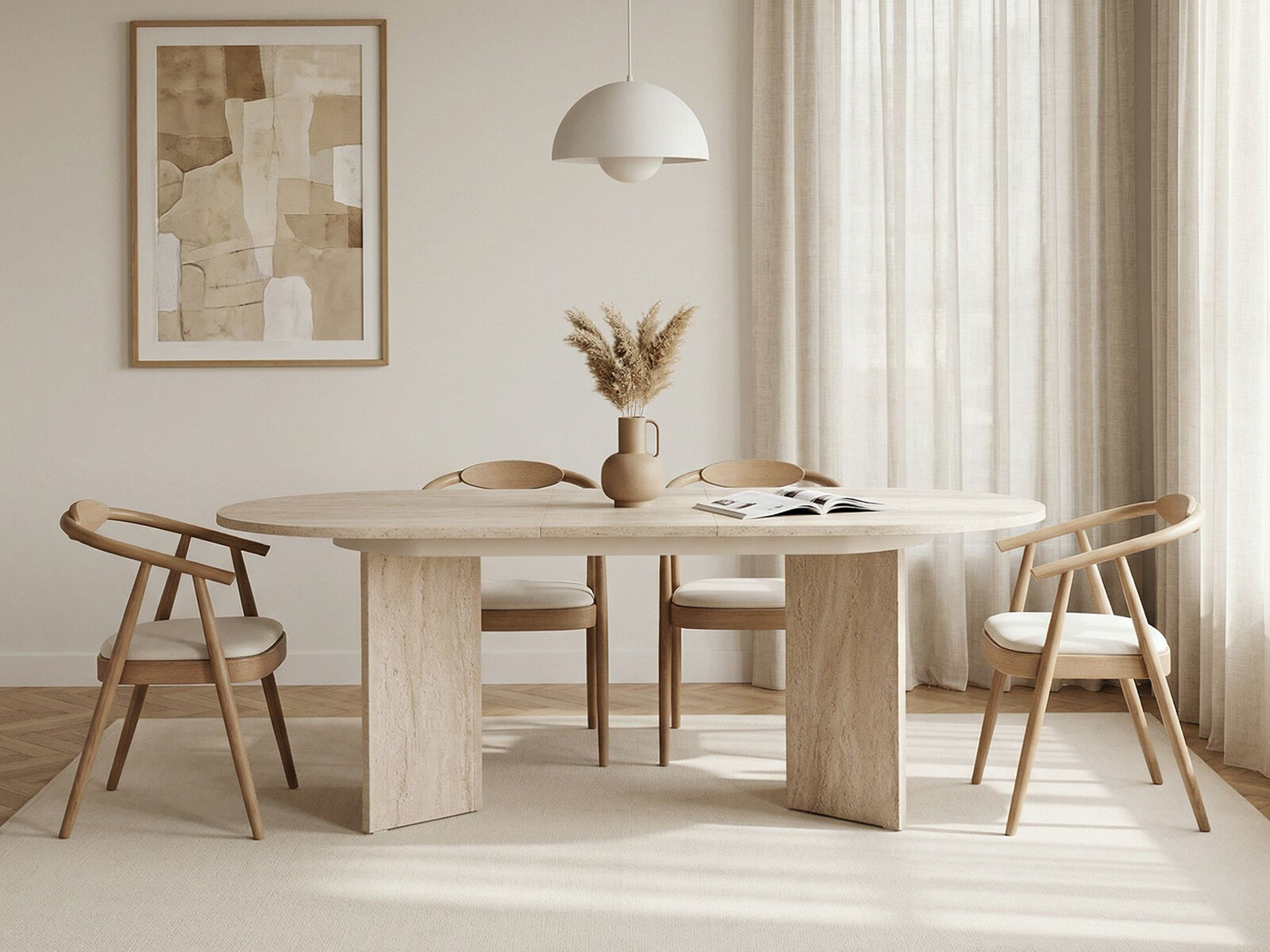 Stol Novato 146 (Svijetla Travertine)